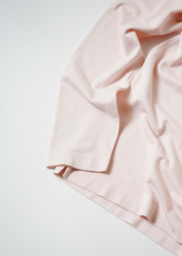 00's Salvatore Ferragamo half zip cotton knit polo