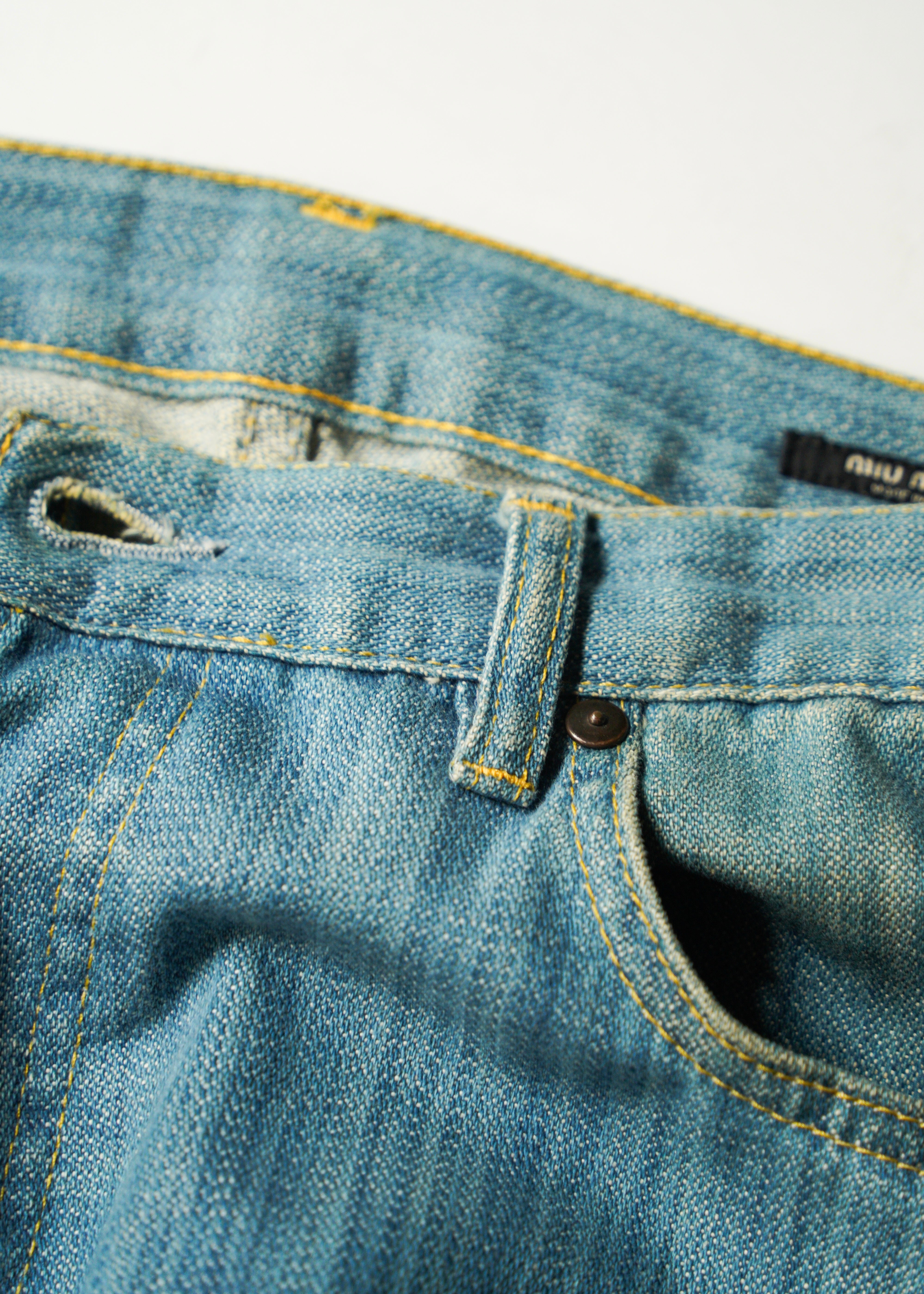MIU MIU 02SS 5pocket denim trousers