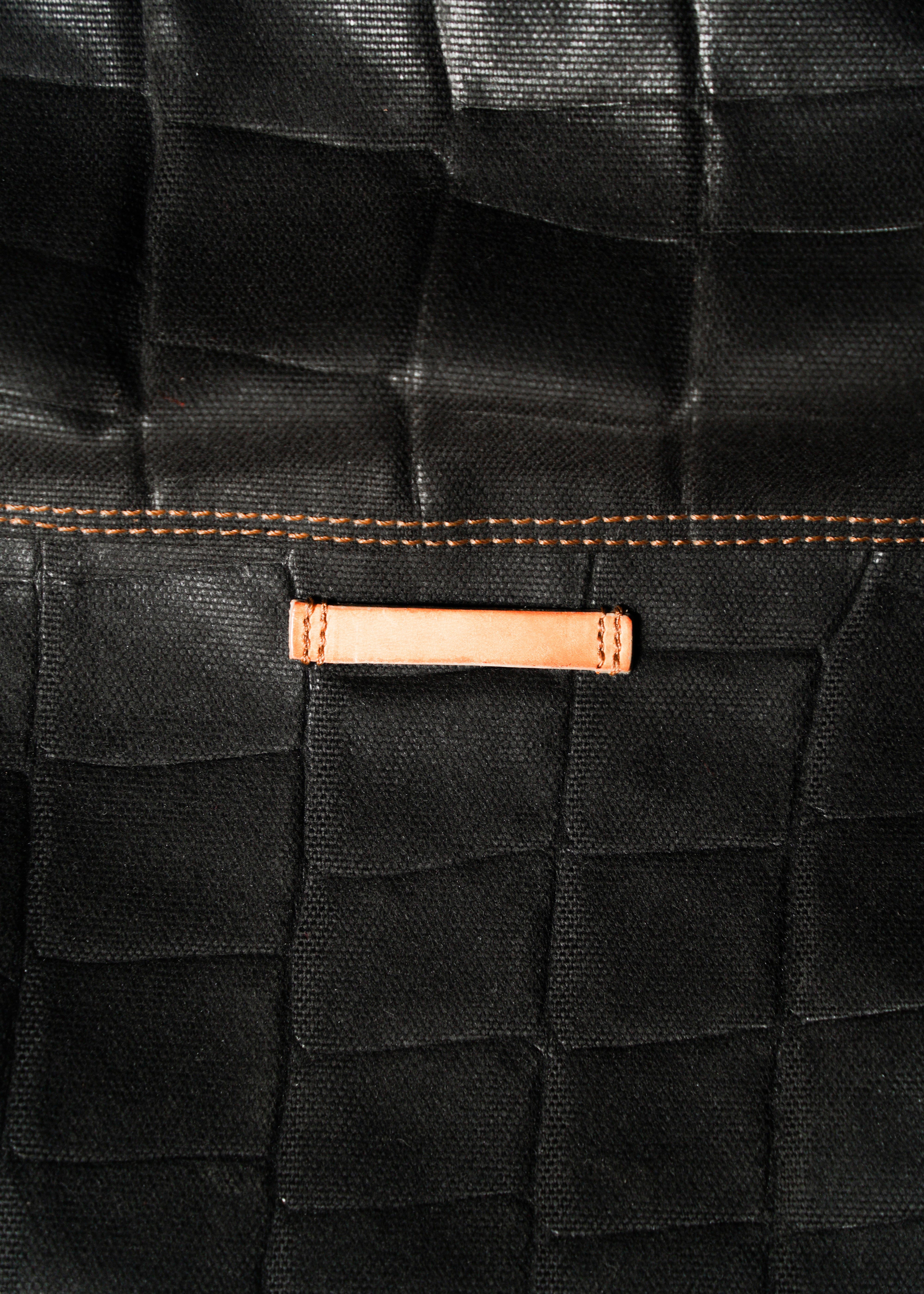 90-00’s Jean Paul Gaultier croc-embossed canvas shoulder bag