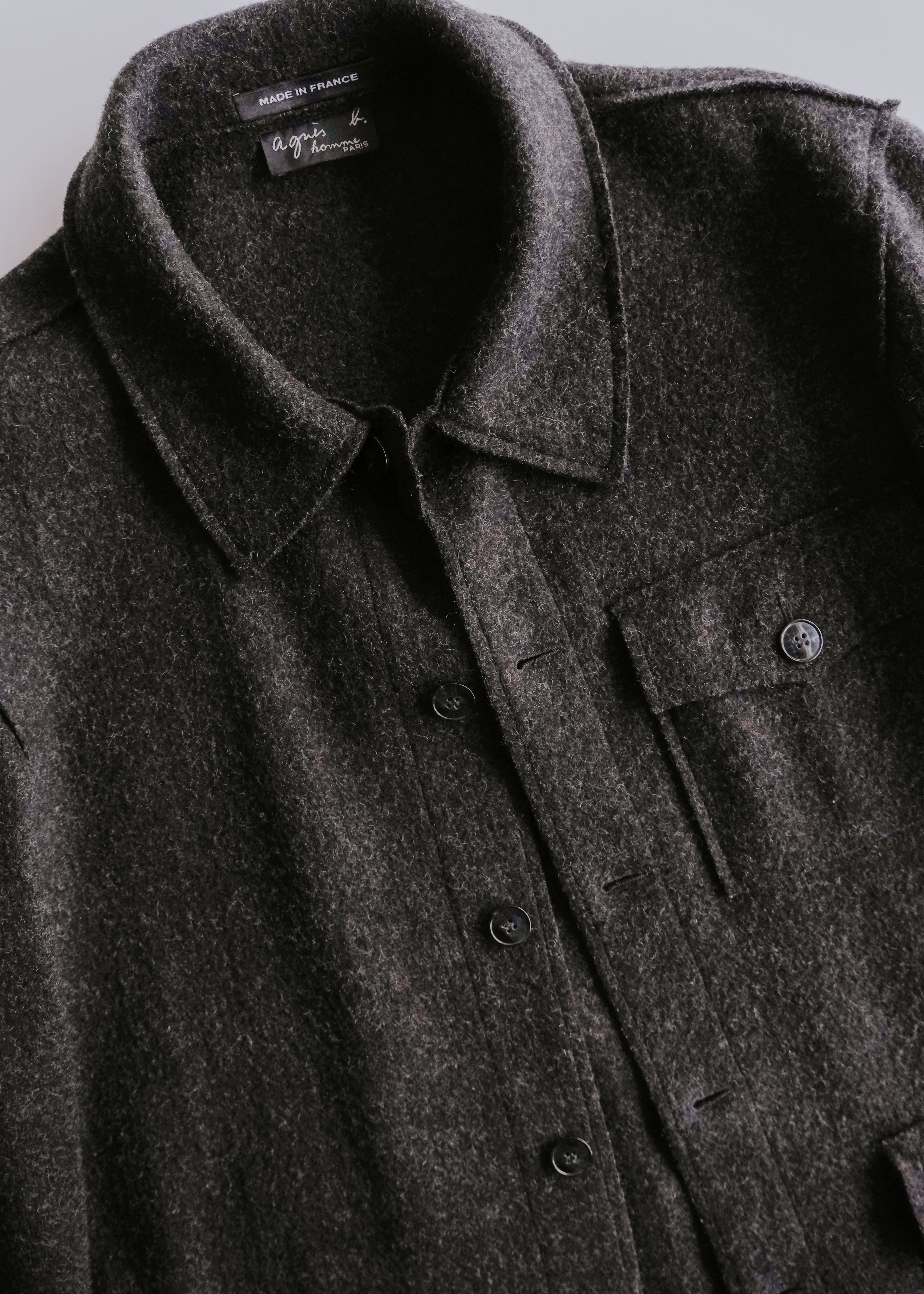 90-00's agnes b. homme 3 pocket utility jacket