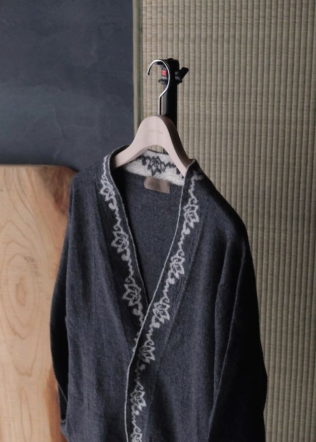 Y's for men 04AW pattern collar wool cardigan