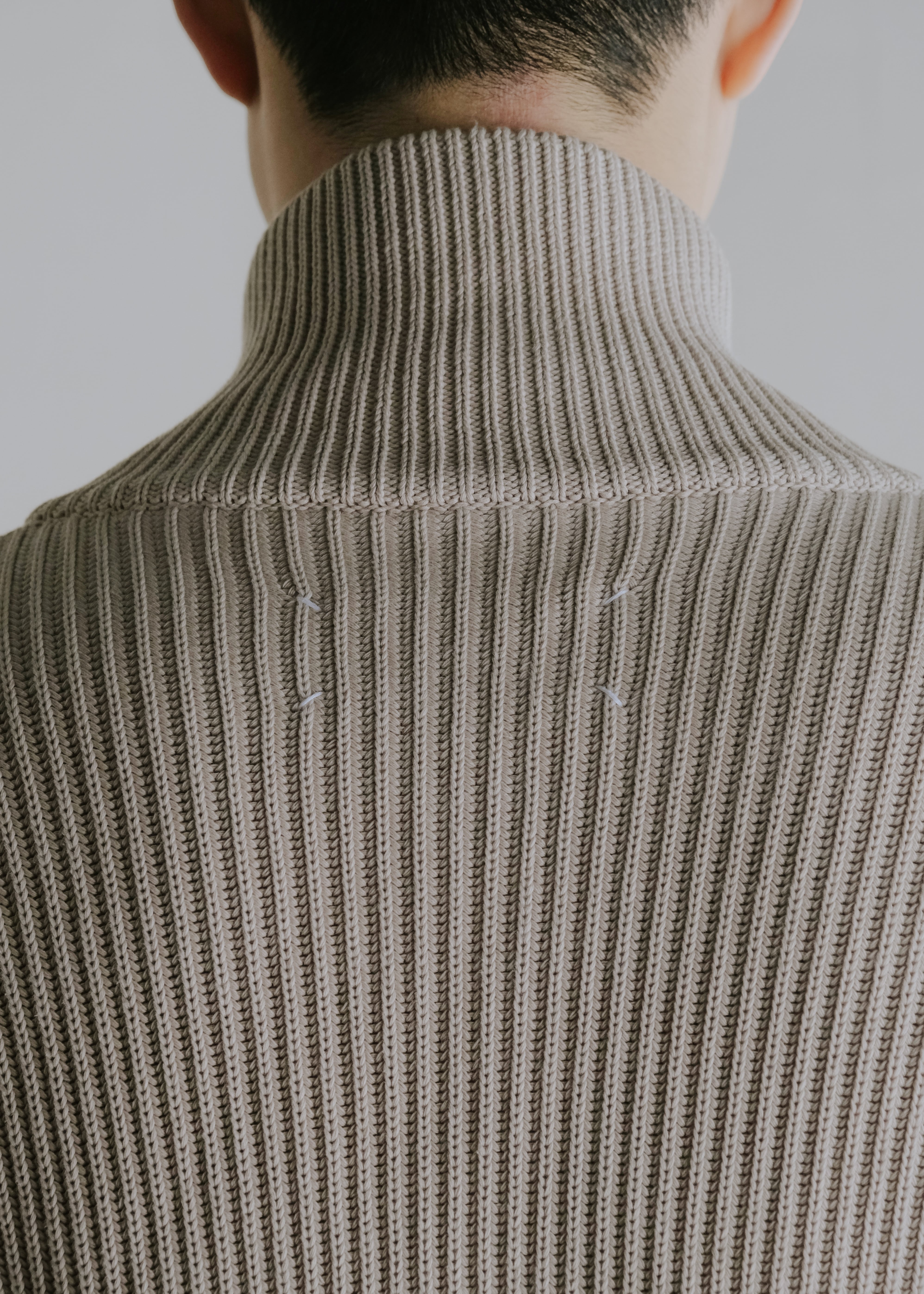CETTEN | Martin Margiela 07SS double zip up drivers knit