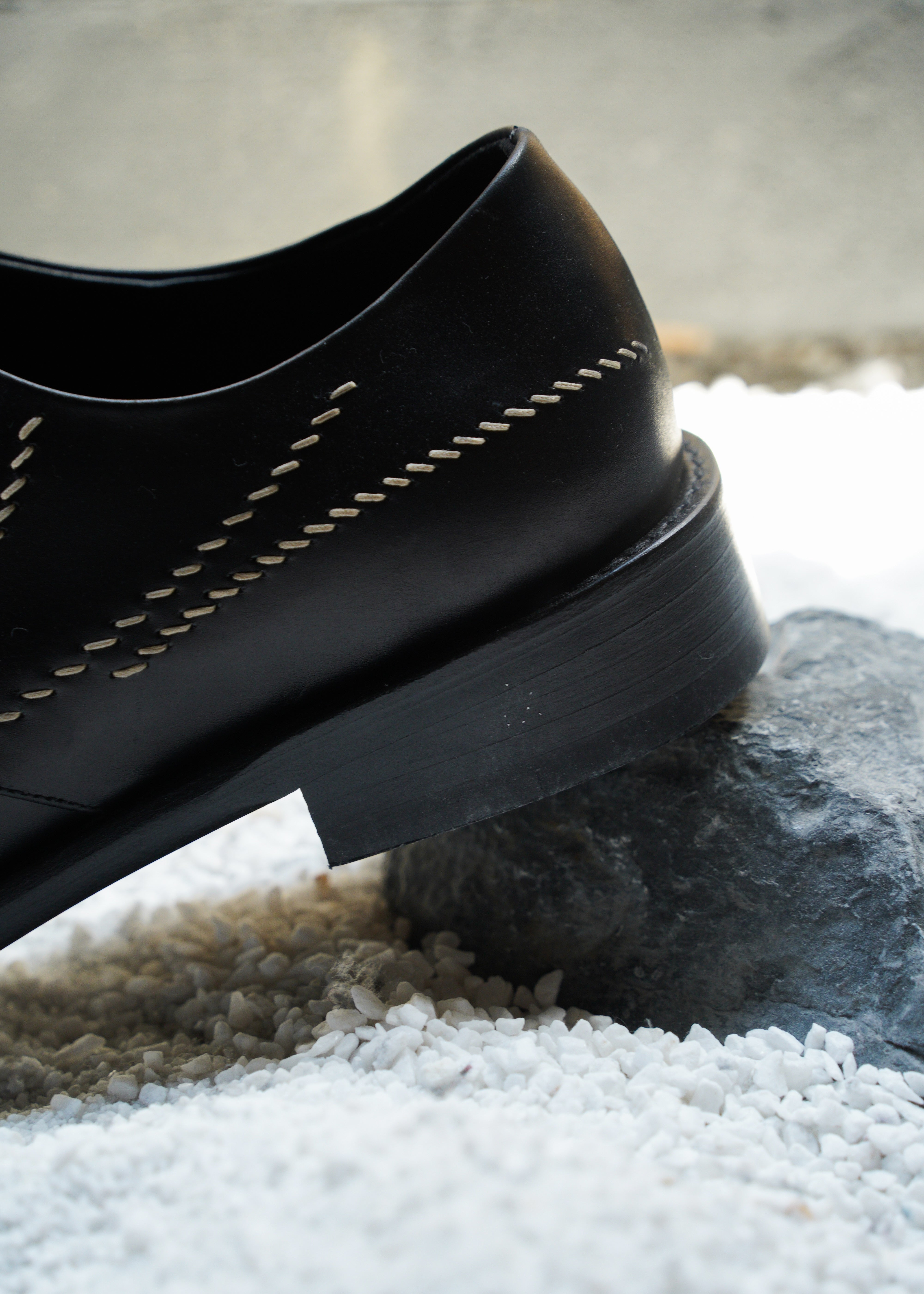 POST ARCHIVE FACTION 26SS SASHIKO Derby / Matt Black