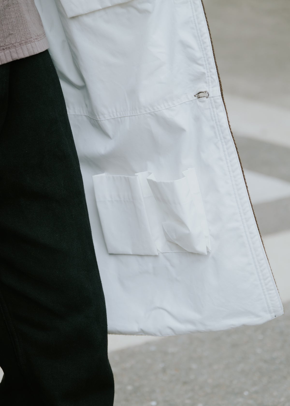 NAMACHEKO 26AW EMLEY コート SPECKLED MOSS GREEN メンズ