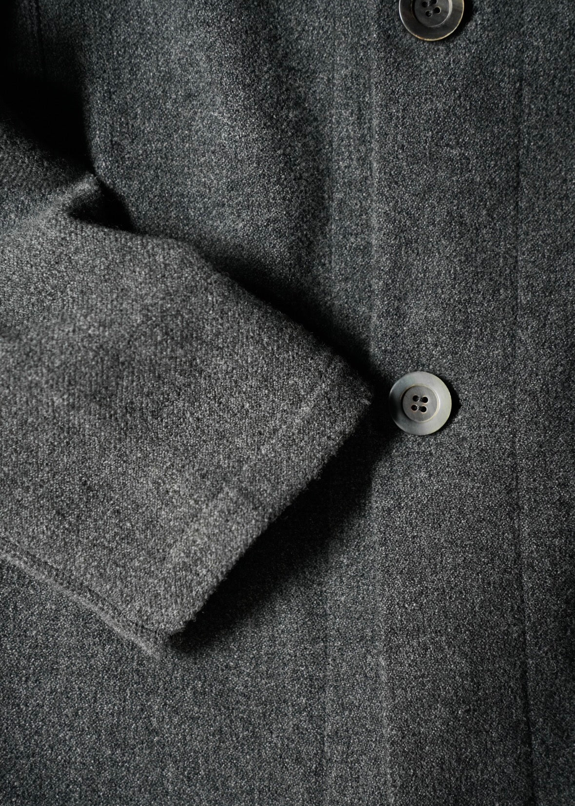 EMPORIO ARMANI 04AW cashmere blend mao collar wool jacket