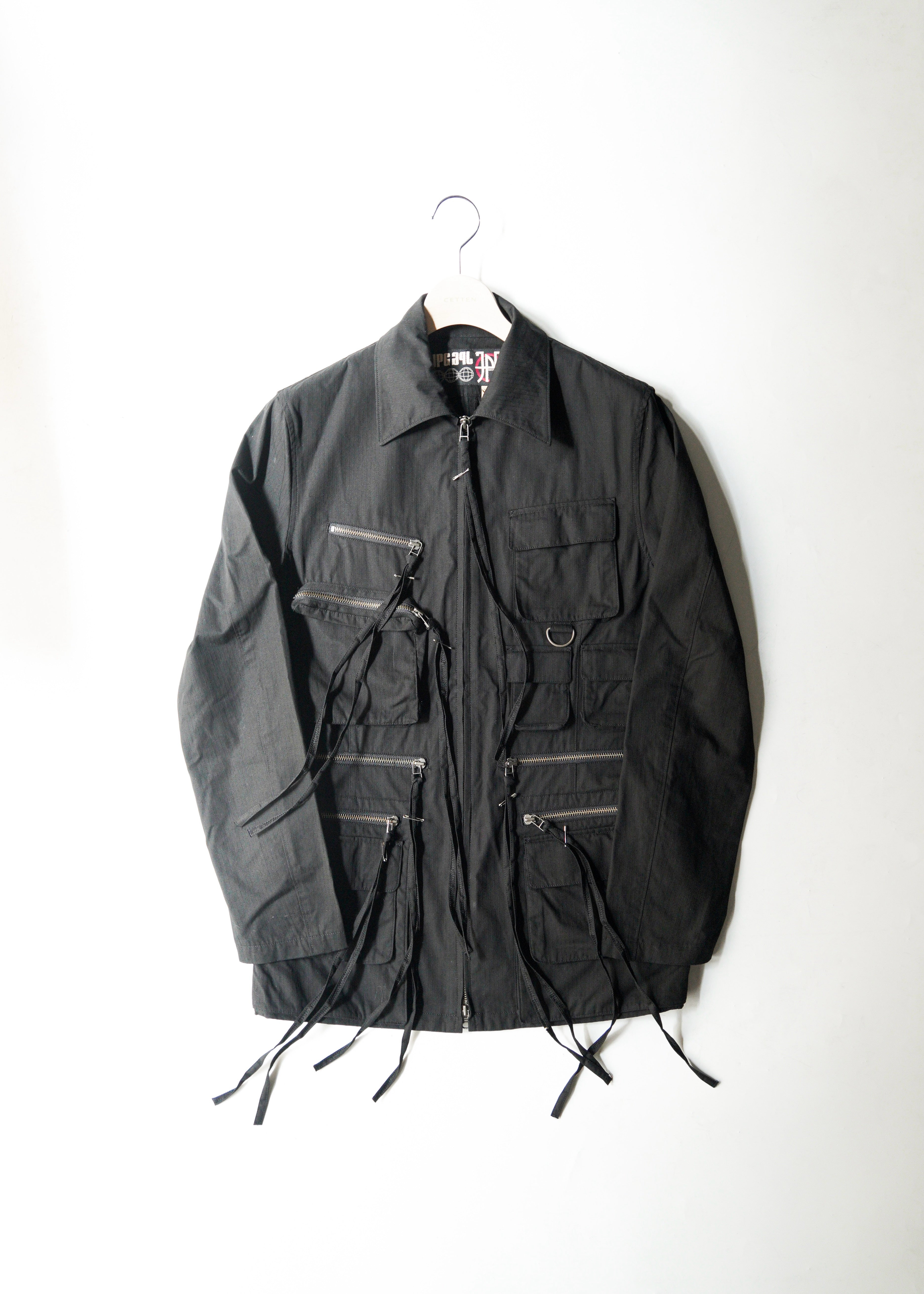 Jean Paul Gaultier ジャンポールゴルチエ 90年代 multi pocket double zip up コットン ジャケット メンズ