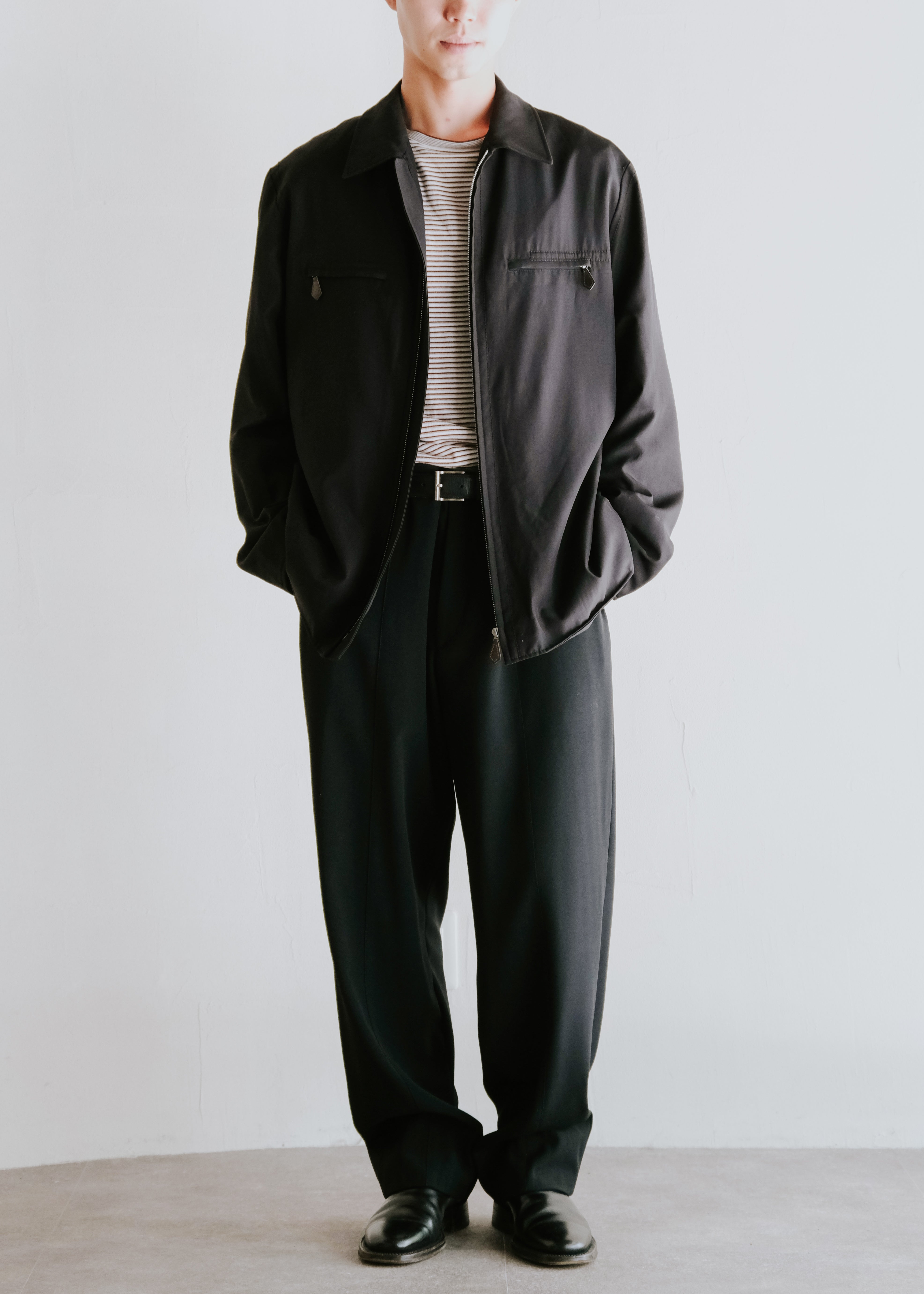 00-10’s HERMÈS wool zip up jacket