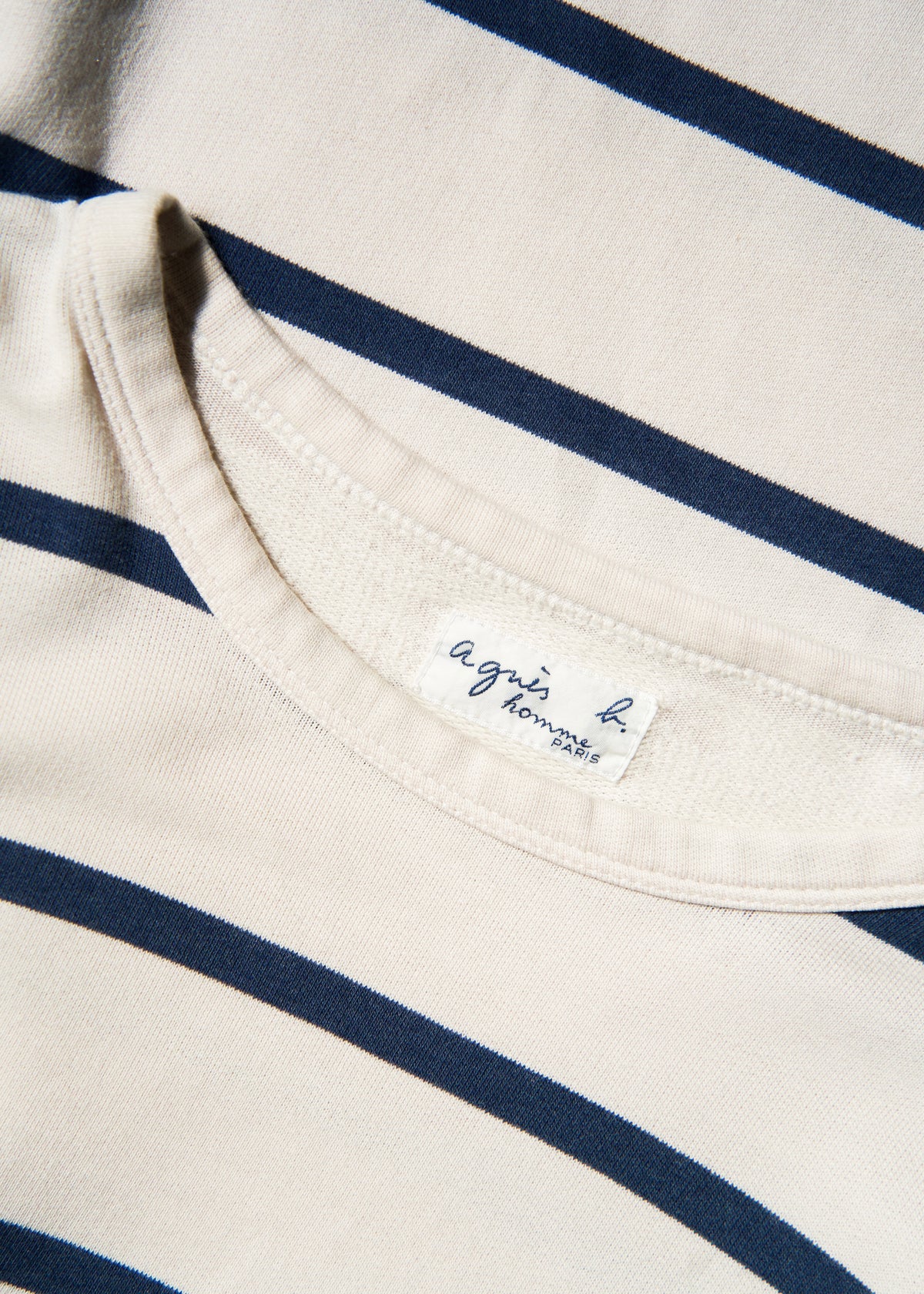 90-00’s Agnes b. homme crew neck border tops