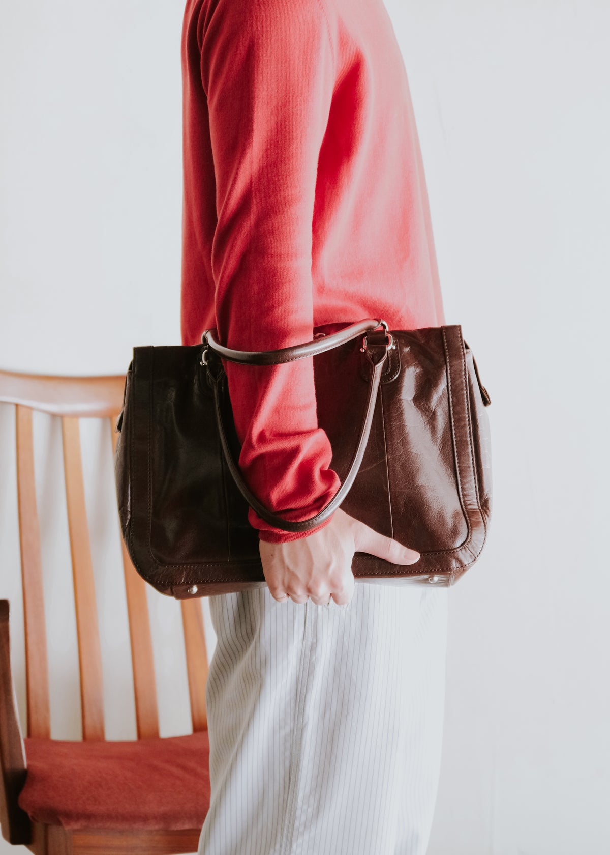 00-10's agnes b. VOYAGE leather duffel bag