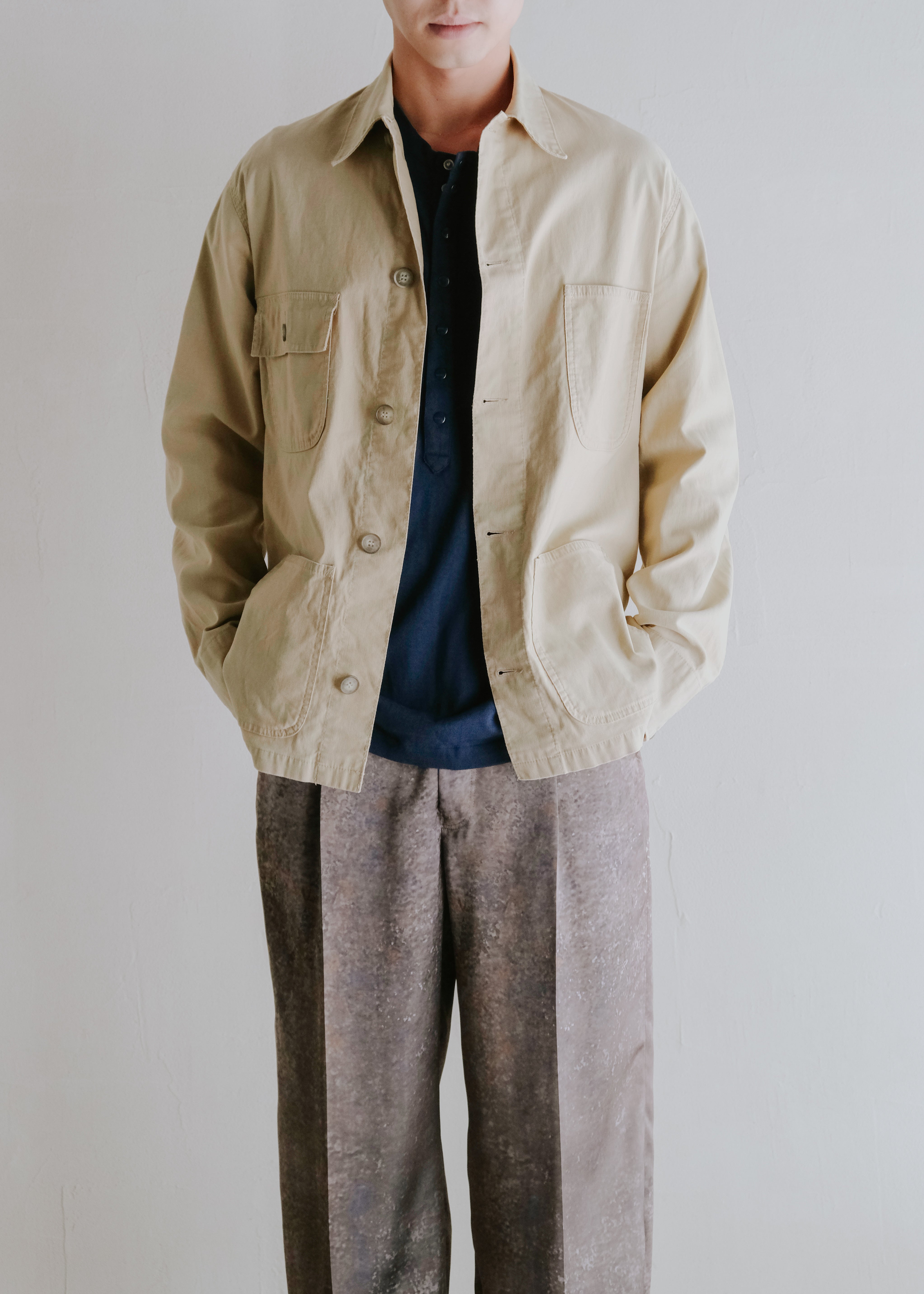 90's A.P.C cotton coverall jacket