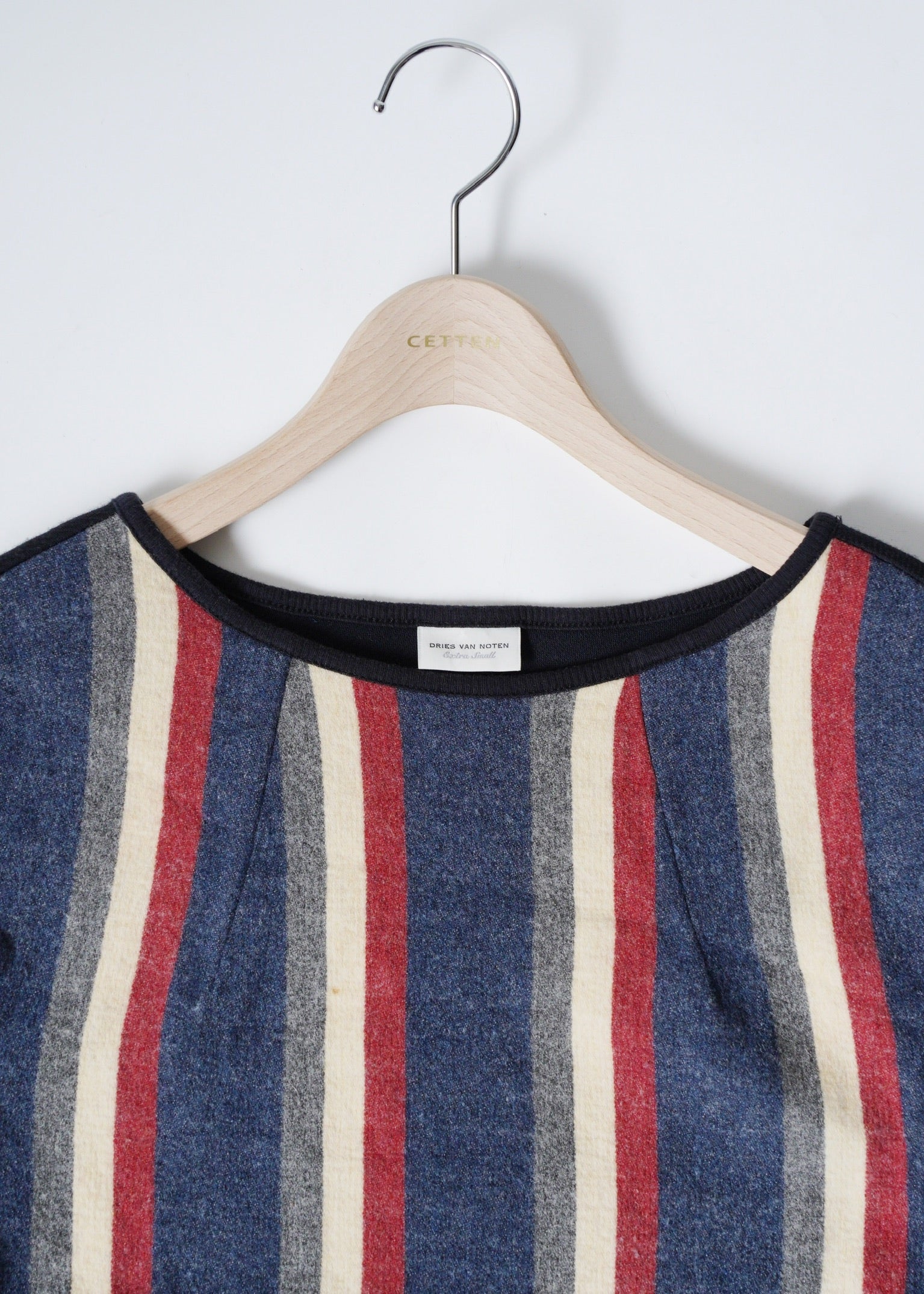 DRIES VAN NOTEN wool cutting T-shirt