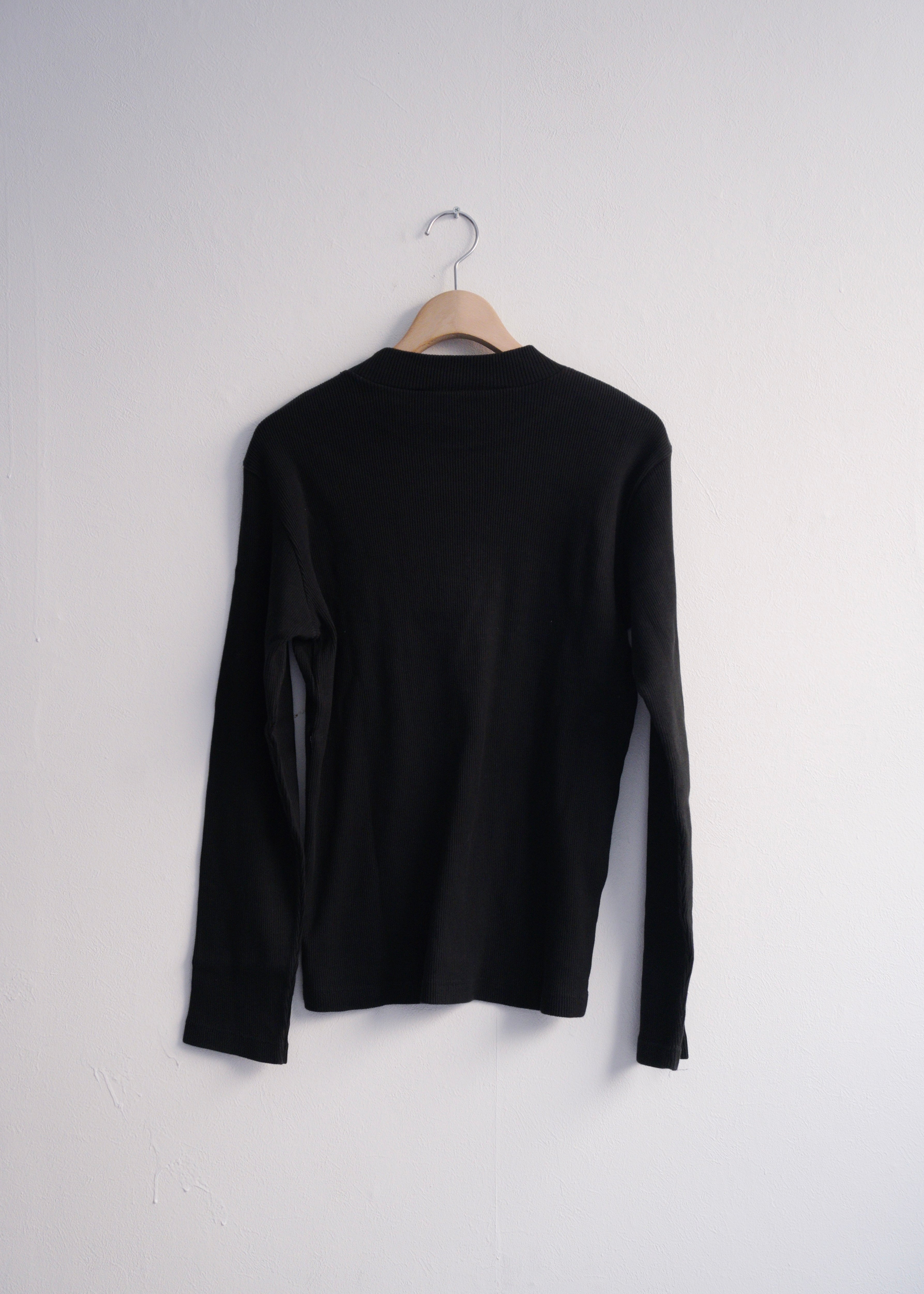 90's Agnes b. homme mock neck lib knit
