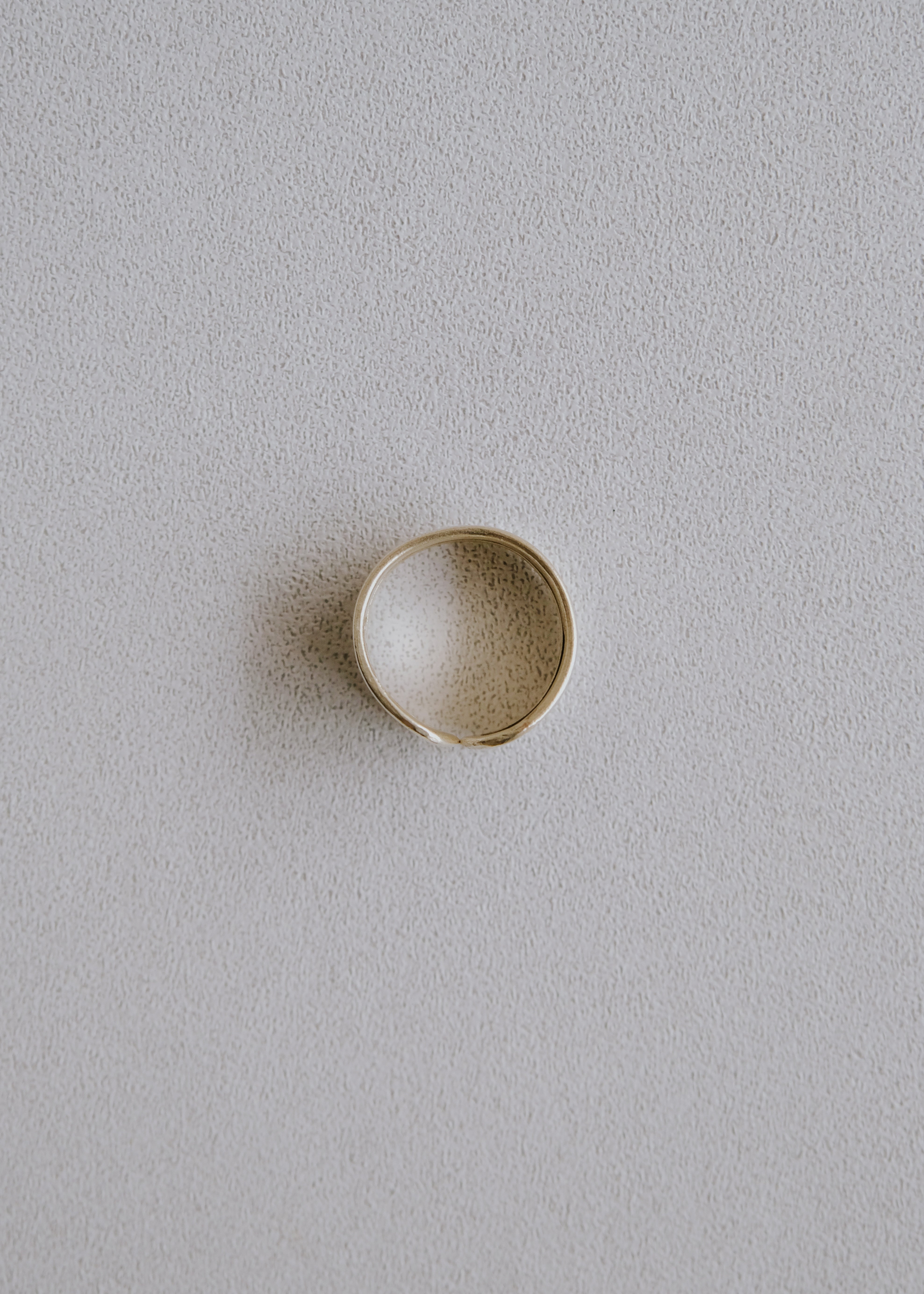 Karen silver line-engraved adjustable open ring