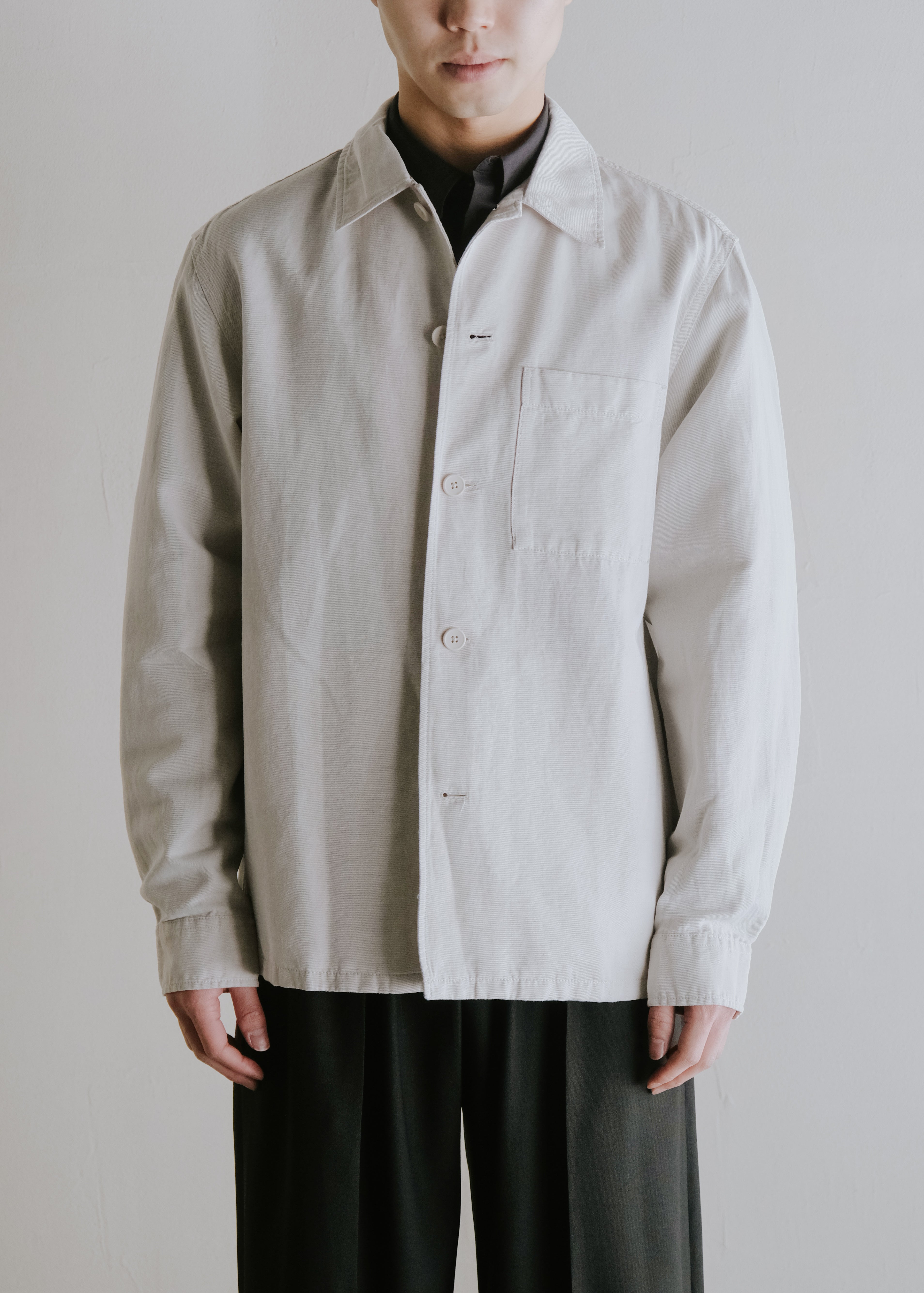 CETTEN | JEANPAULKNOTT 26SS MEN'S WORKER JACKET / OFFWHITE