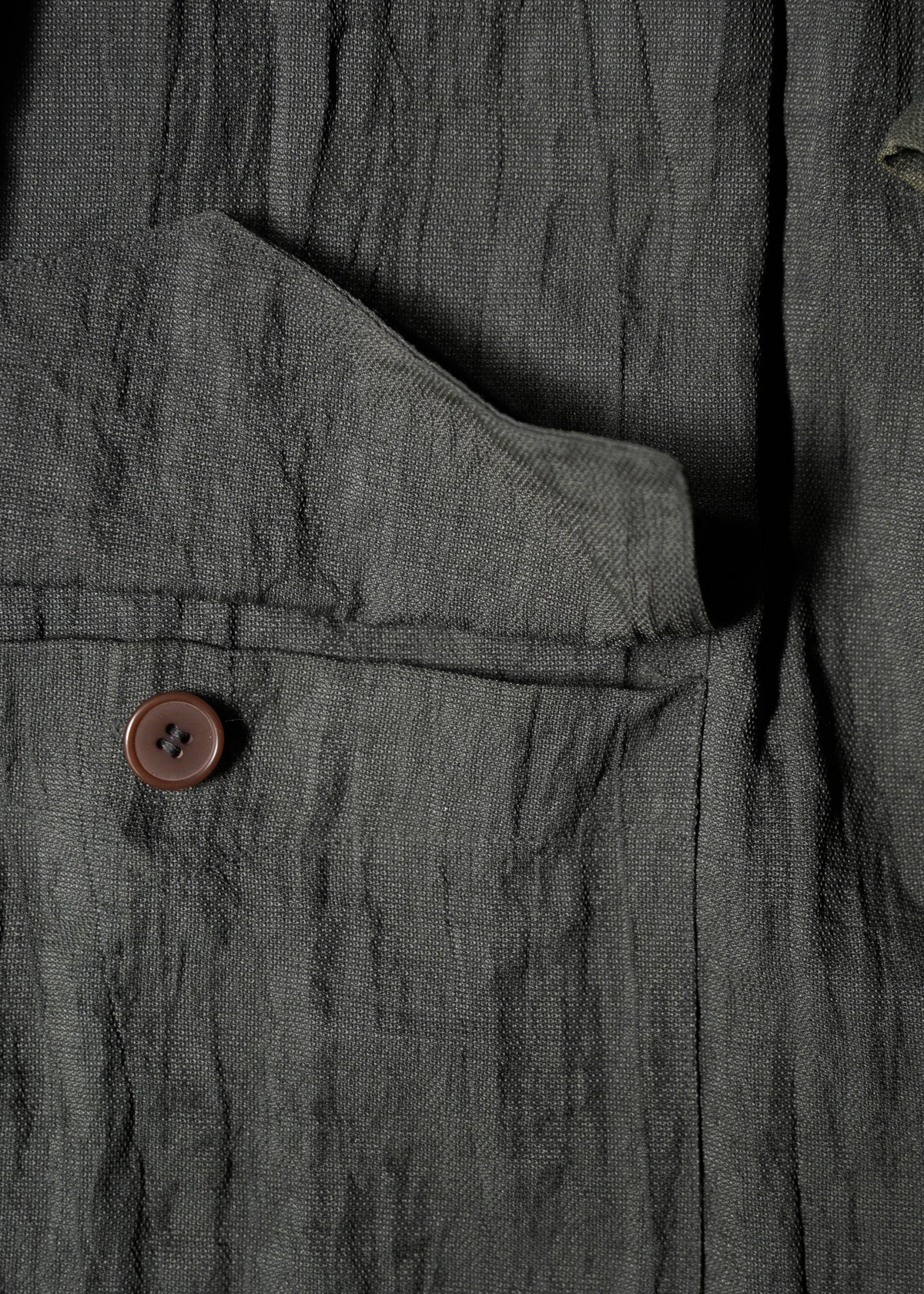 70-80’s GIORGIO ARMANI linen balmacaan coat