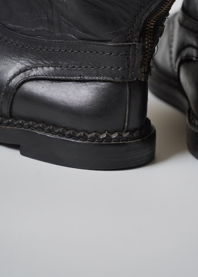 DIRK BIKKEMBERGS HOMMES 1987 back zip long boots