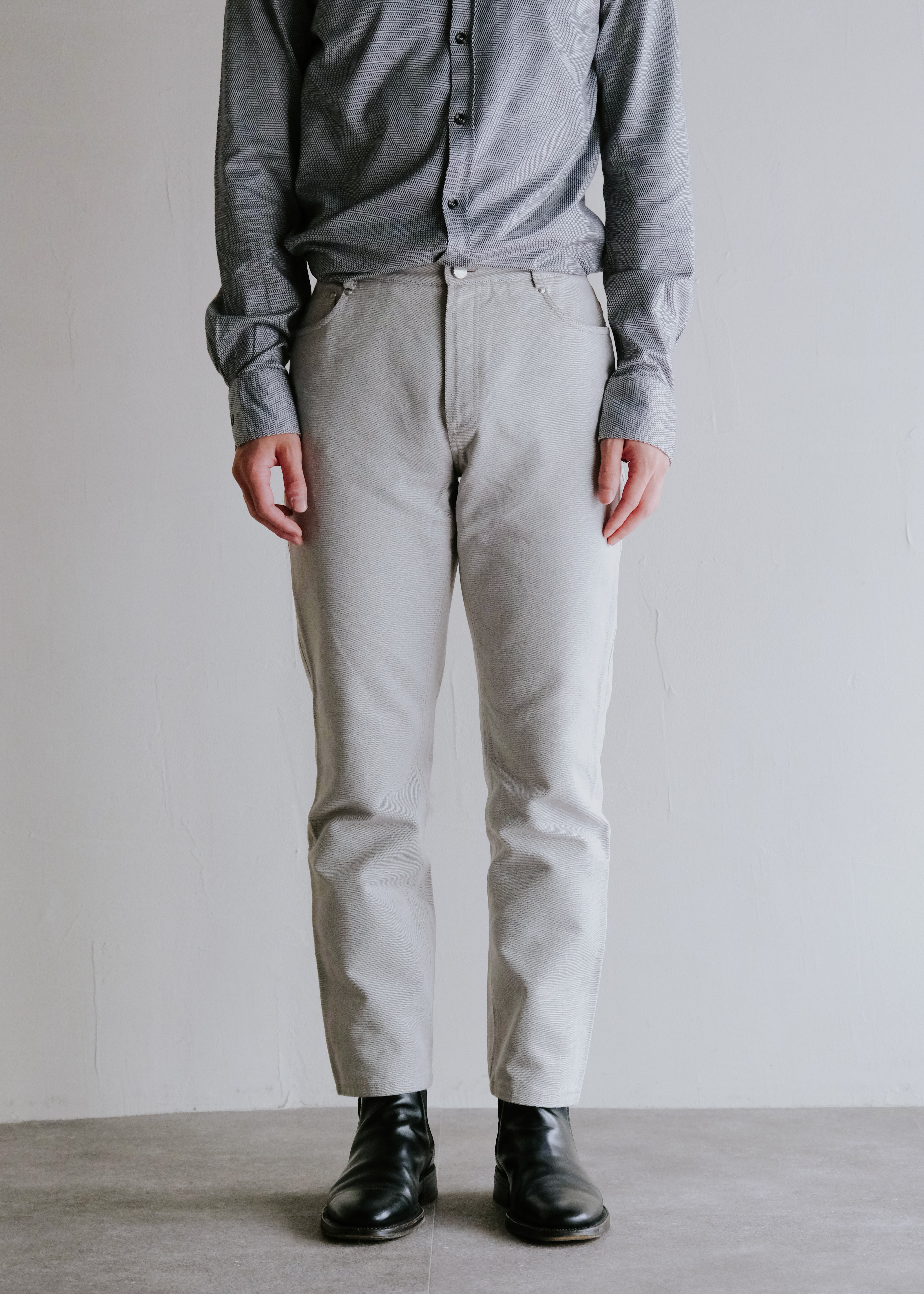 HERMÈS by Martin Margiela five pocket cotton pants