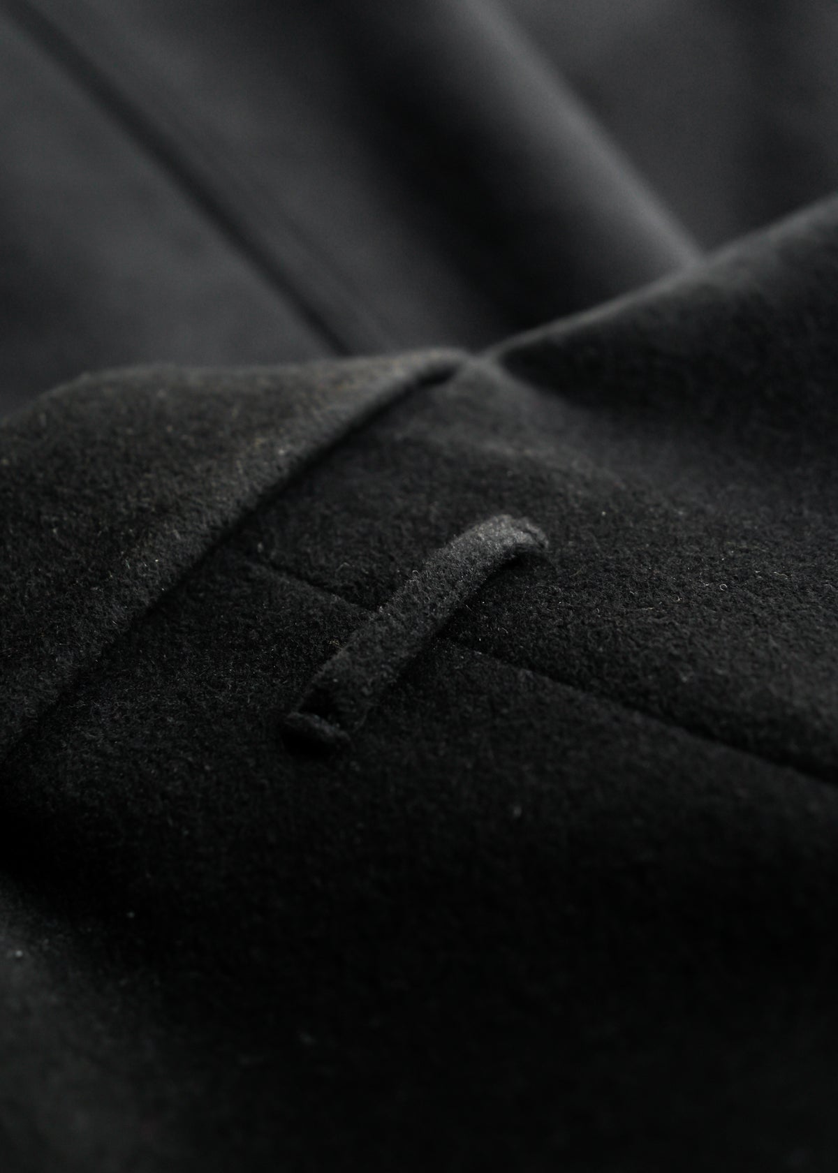 Jean Paul Gaultier HOMME belted neck double zip angora blend wool maxi-length coat