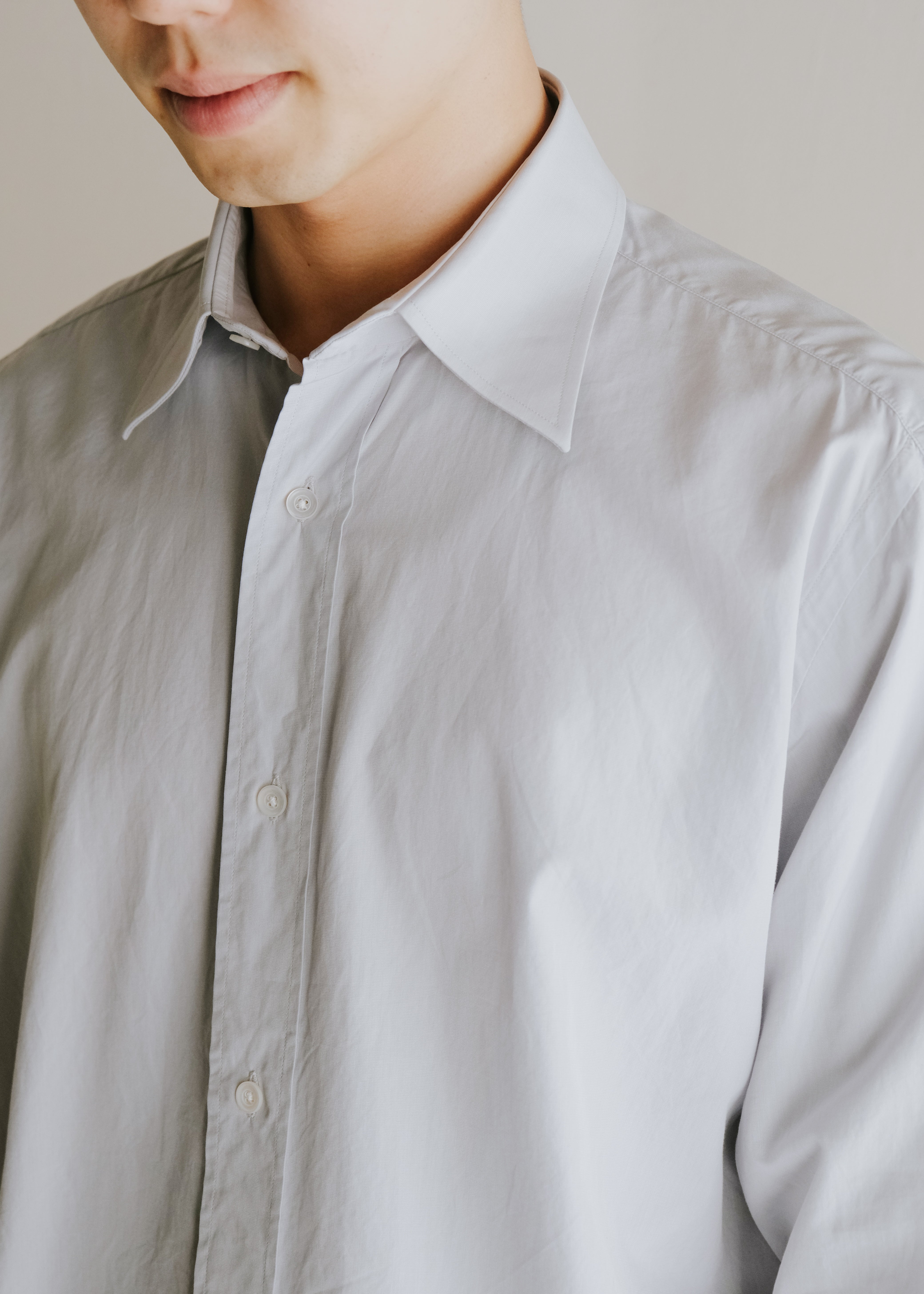 80-90's HERMÈS windowpane check button down shirt
