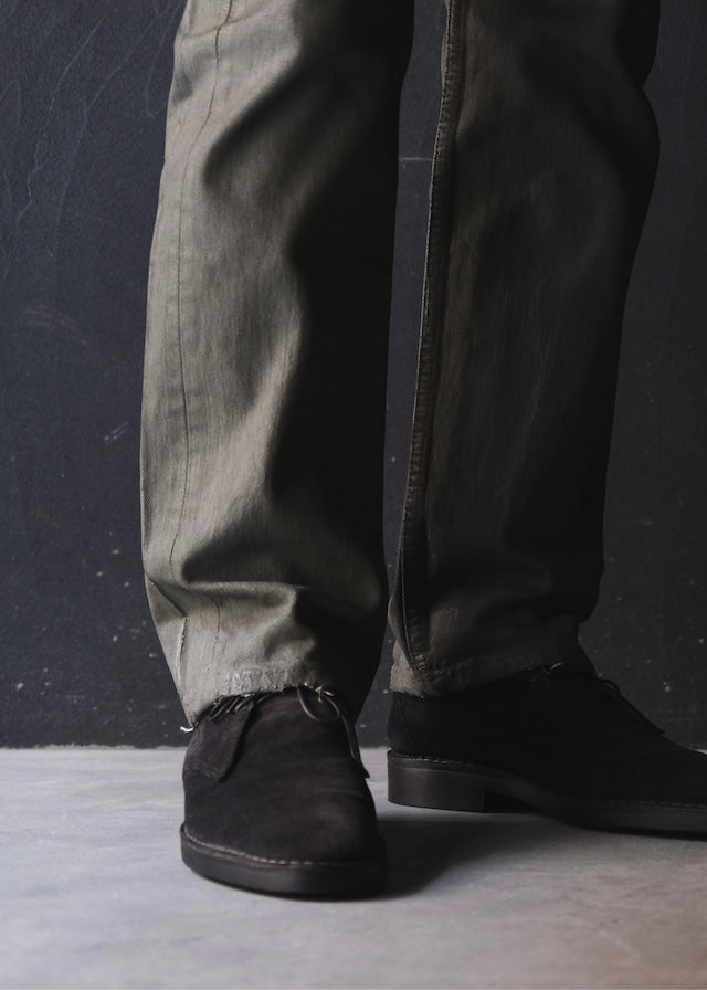 Martin Margiela 00AW artisanal coating straight jeans