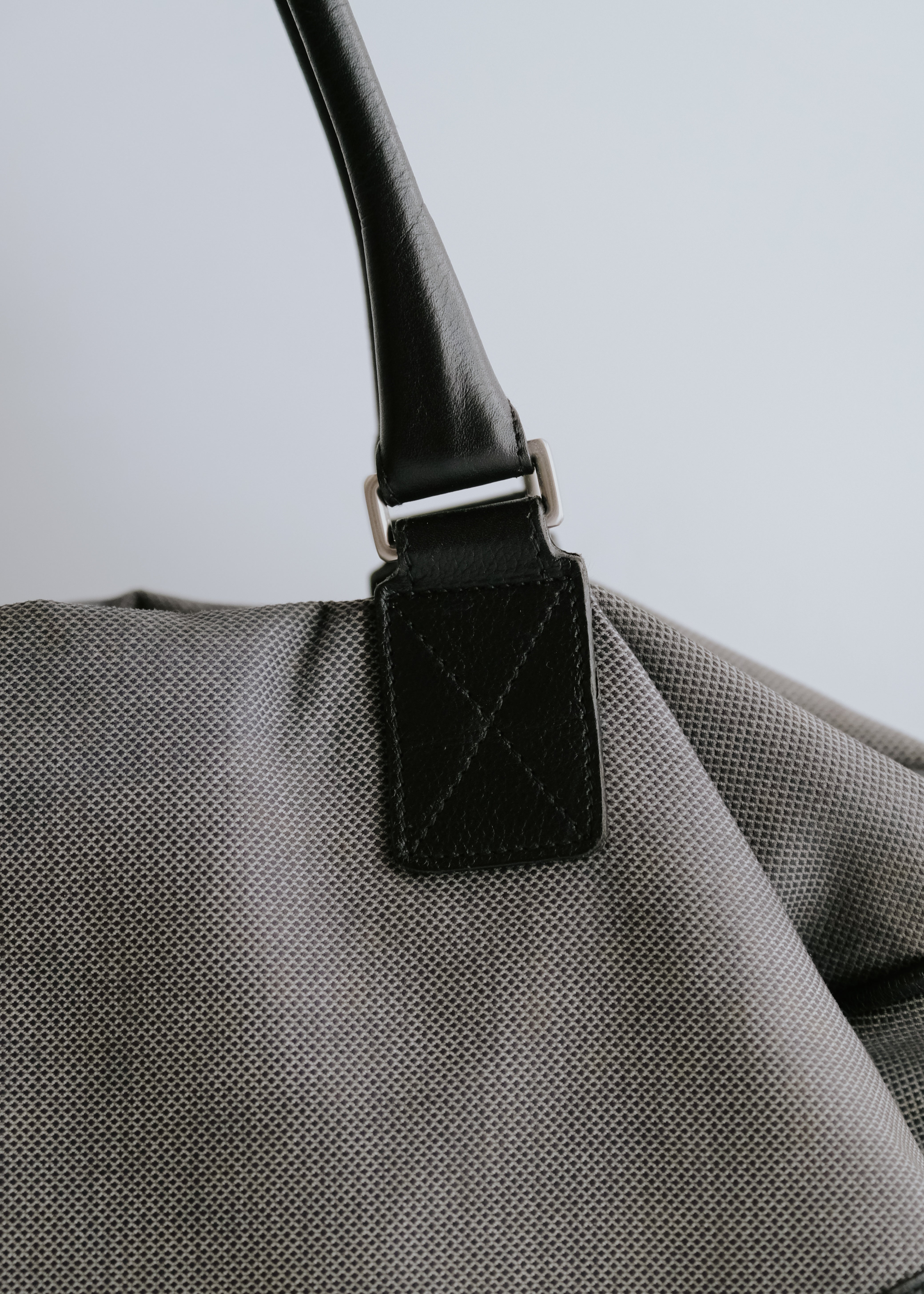 00-10's BOTTEGA VENETA leather combination boston bag