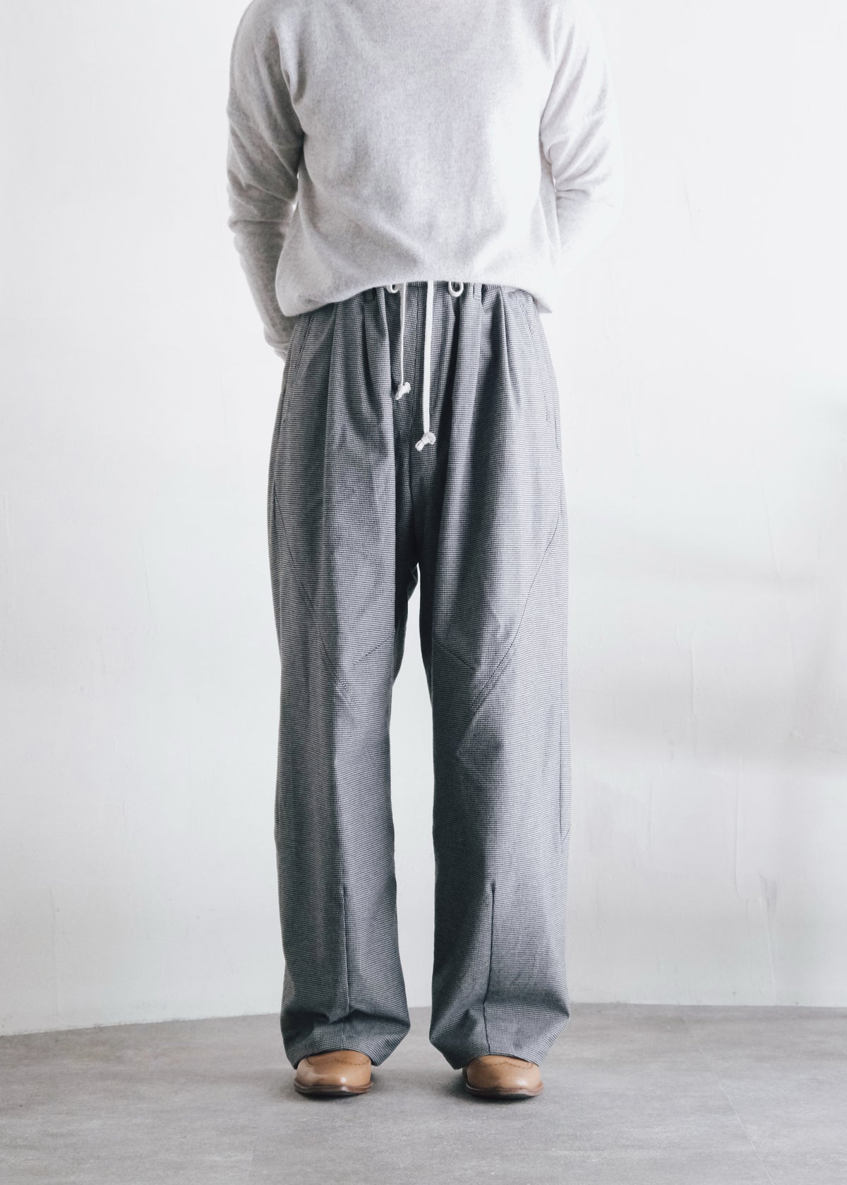 Ex. HOMO LUDENS 26AW Y.M. Jockey easy pants / gray