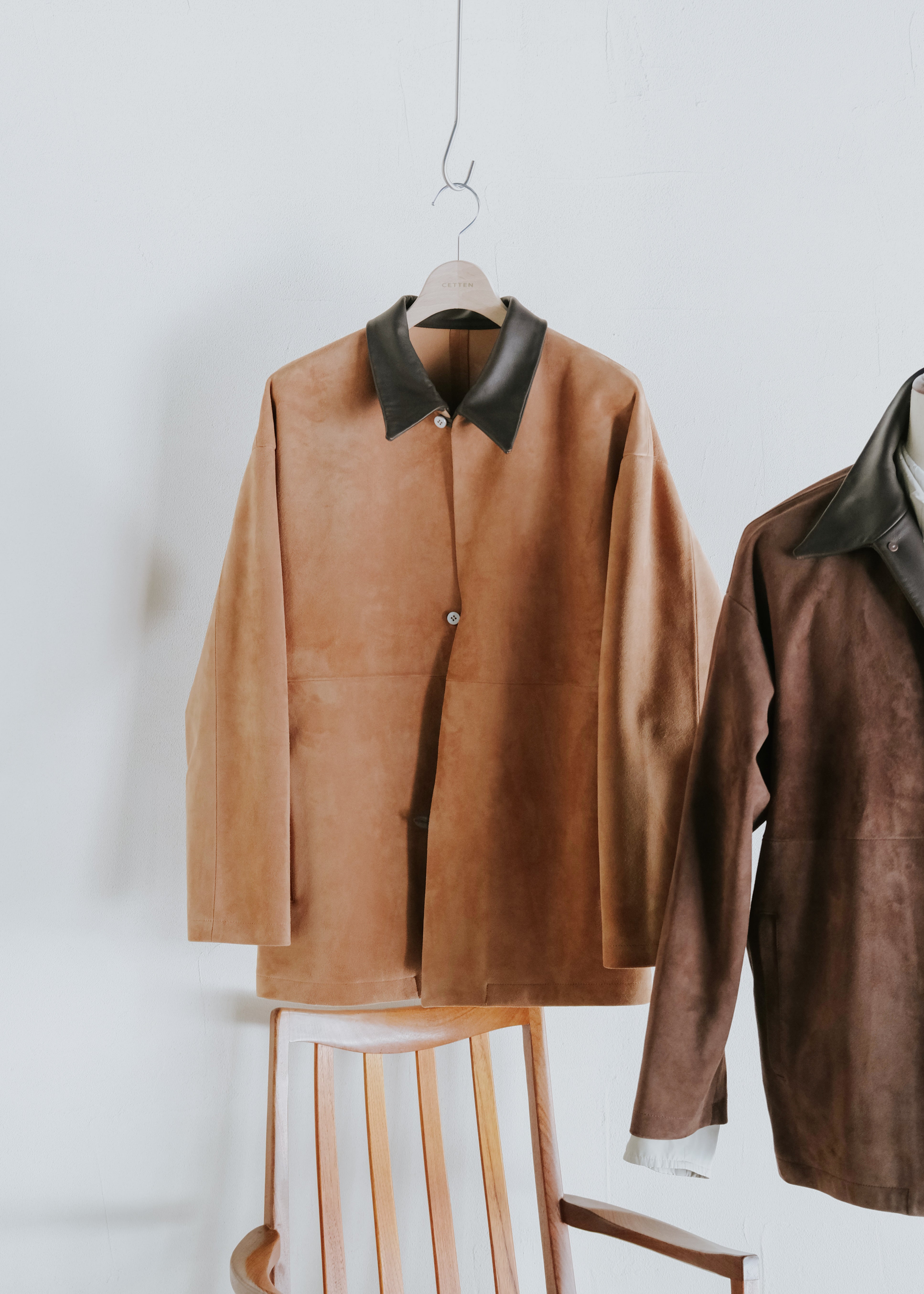 beta post ベータポスト 26AW ゴート スウェードレザー Suede Leather relax ジャケット Camel メンズ