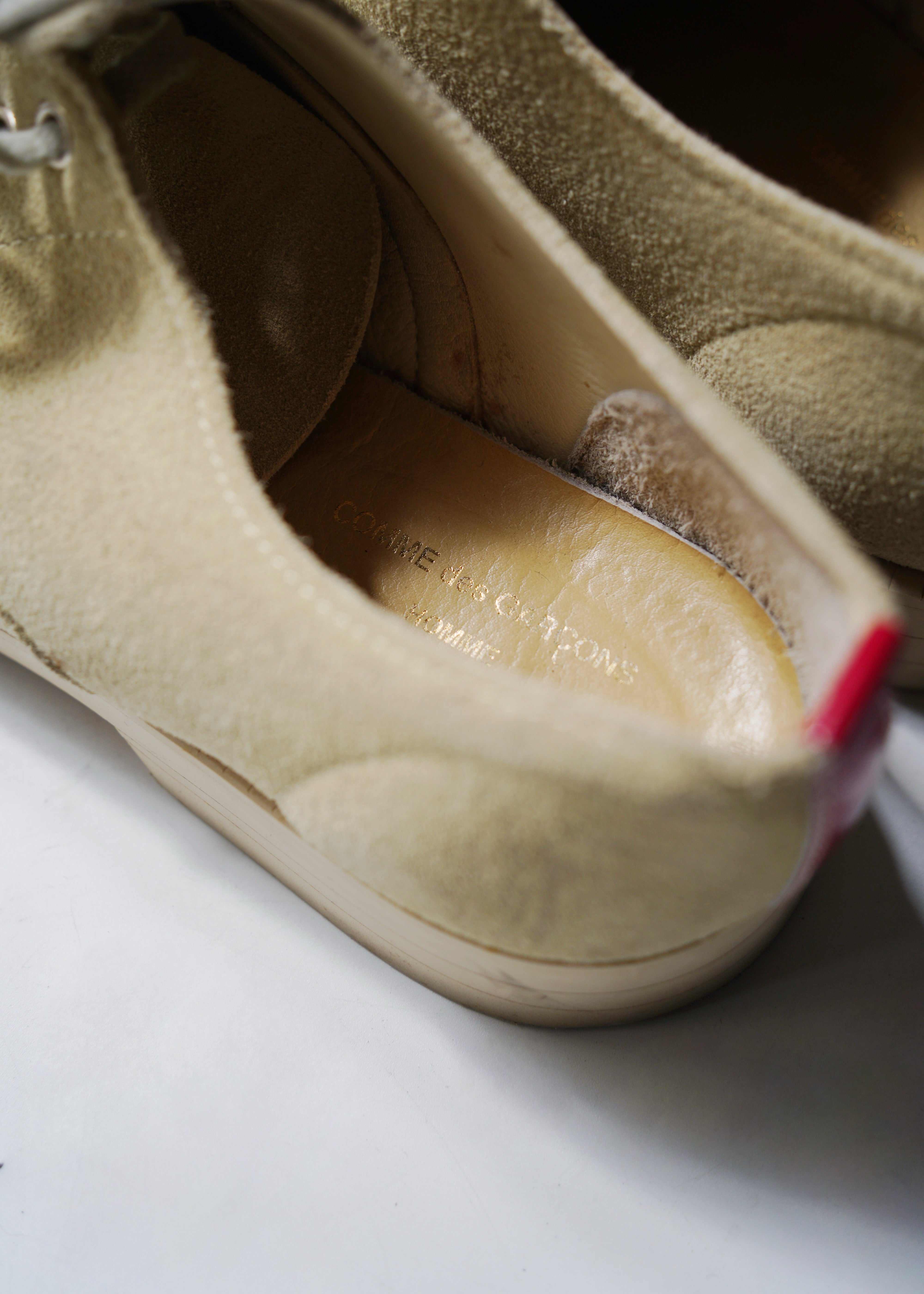 COMME des GARÇONS Homme suede deck shoes