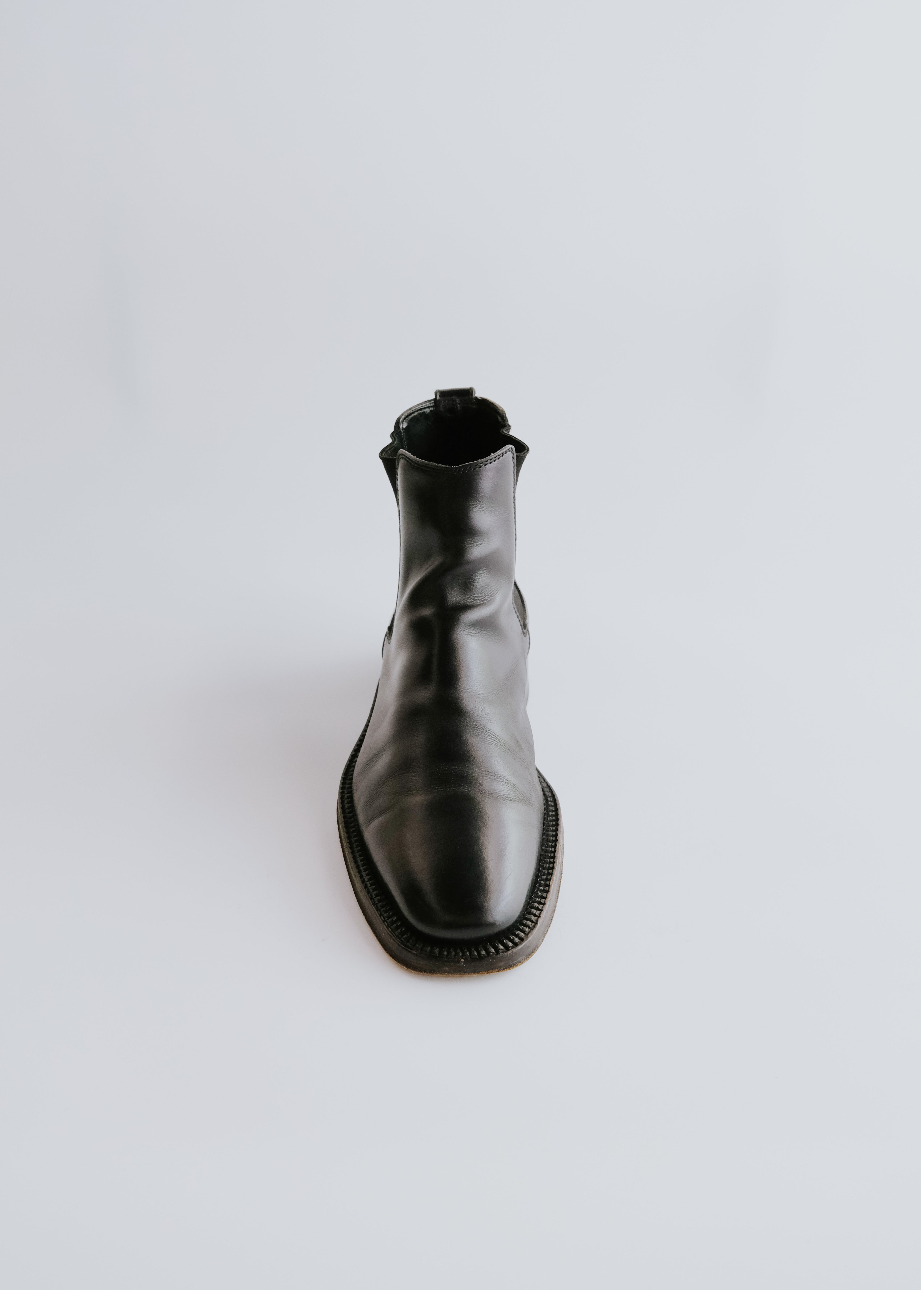 90-00's GUCCI by Tom Ford side gore leather boots