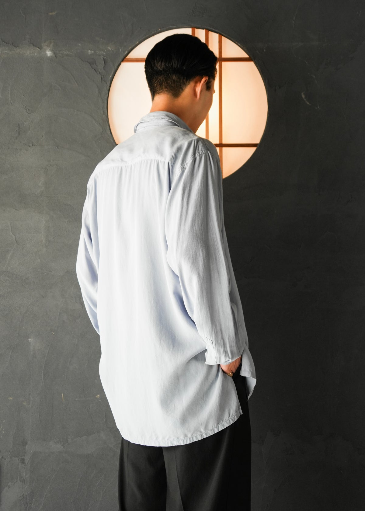 80-90’s Yohji Yamamoto POUR HOMME layered collar shirt