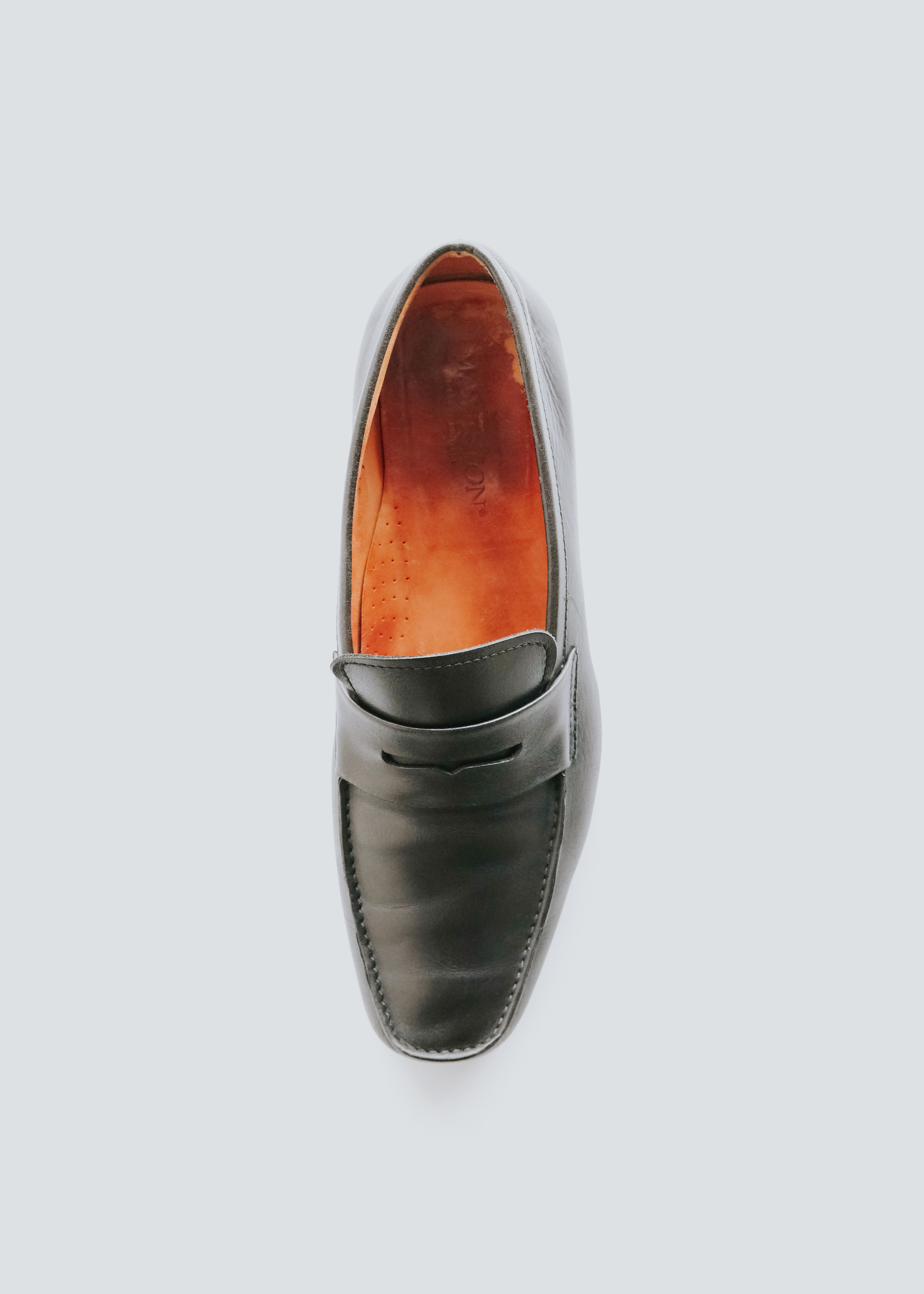 90-00's J.M.WESTON rubber sole penny loafer
