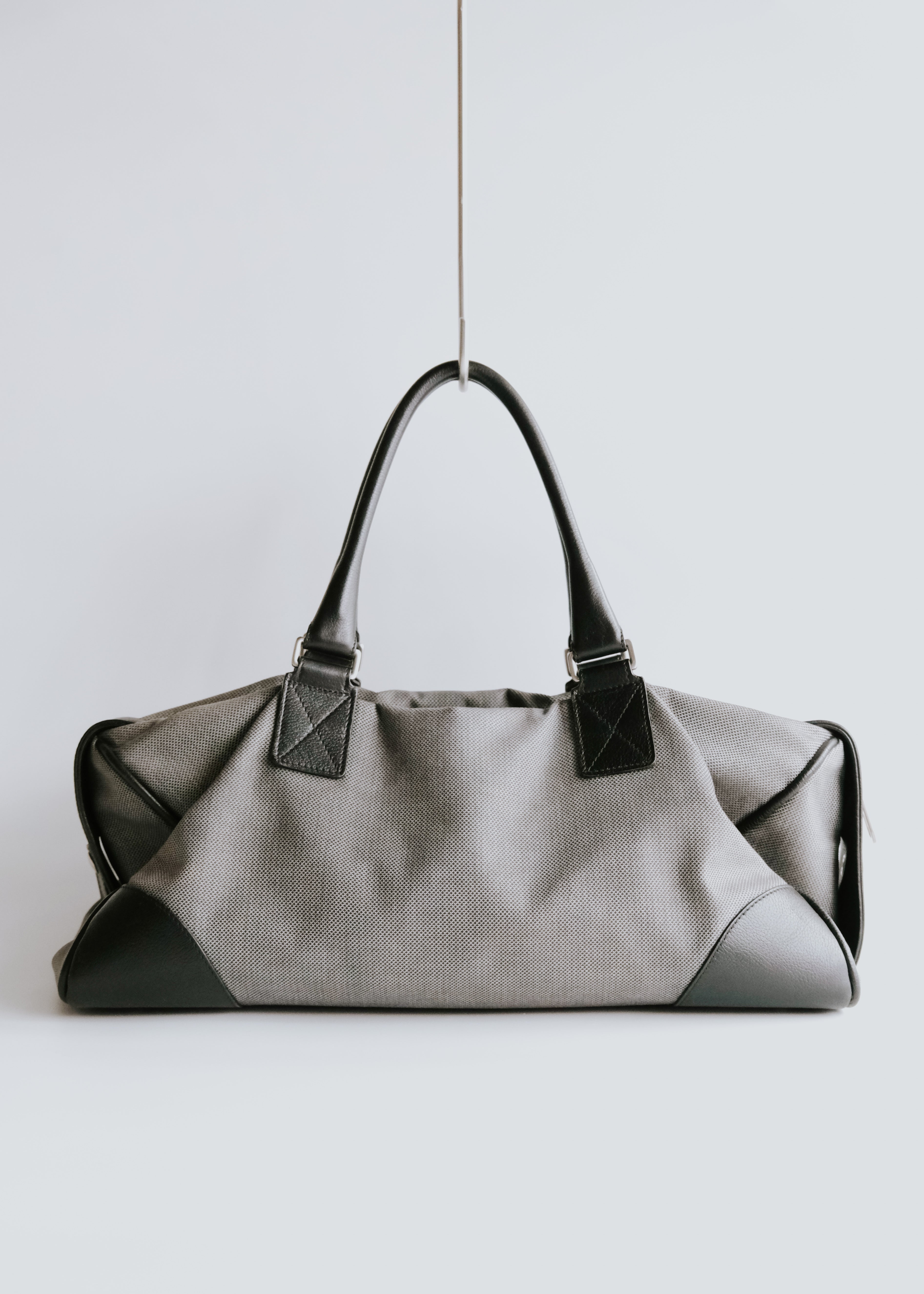 00-10's BOTTEGA VENETA leather combination boston bag