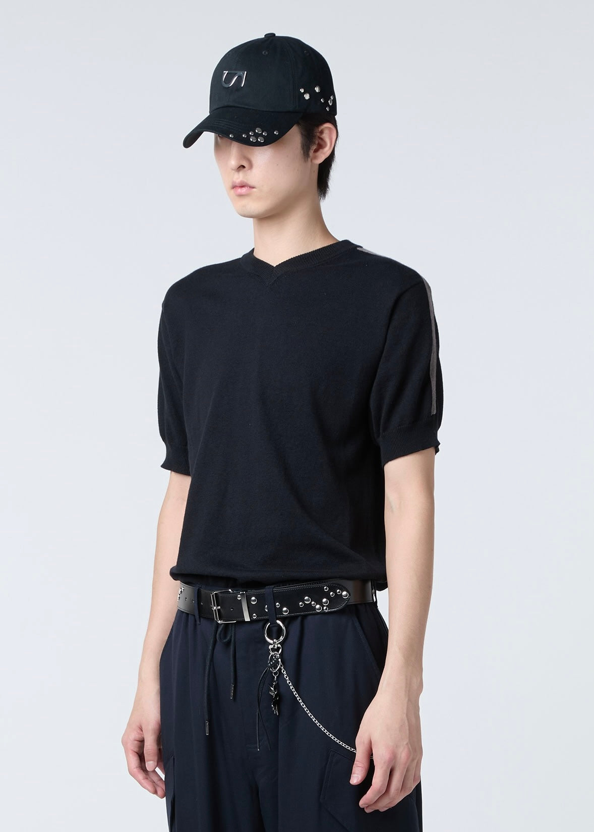 SHOOP 26AW RANDOM STUDS BELT / Black