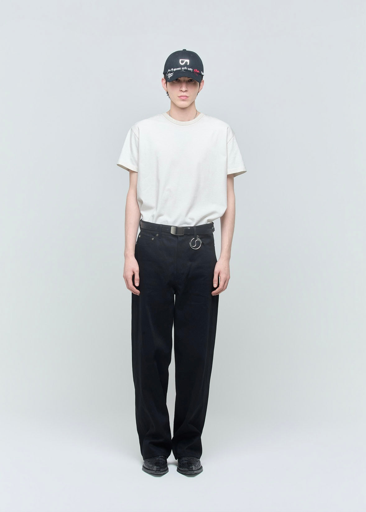 SHOOP 26AW LOOSE FIT DENIM PANTS / Black