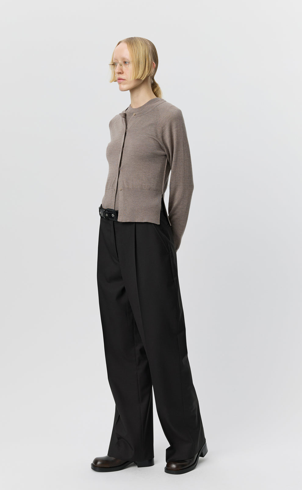 mfpen 26AW Protocol Boots / Dark Brown Blush