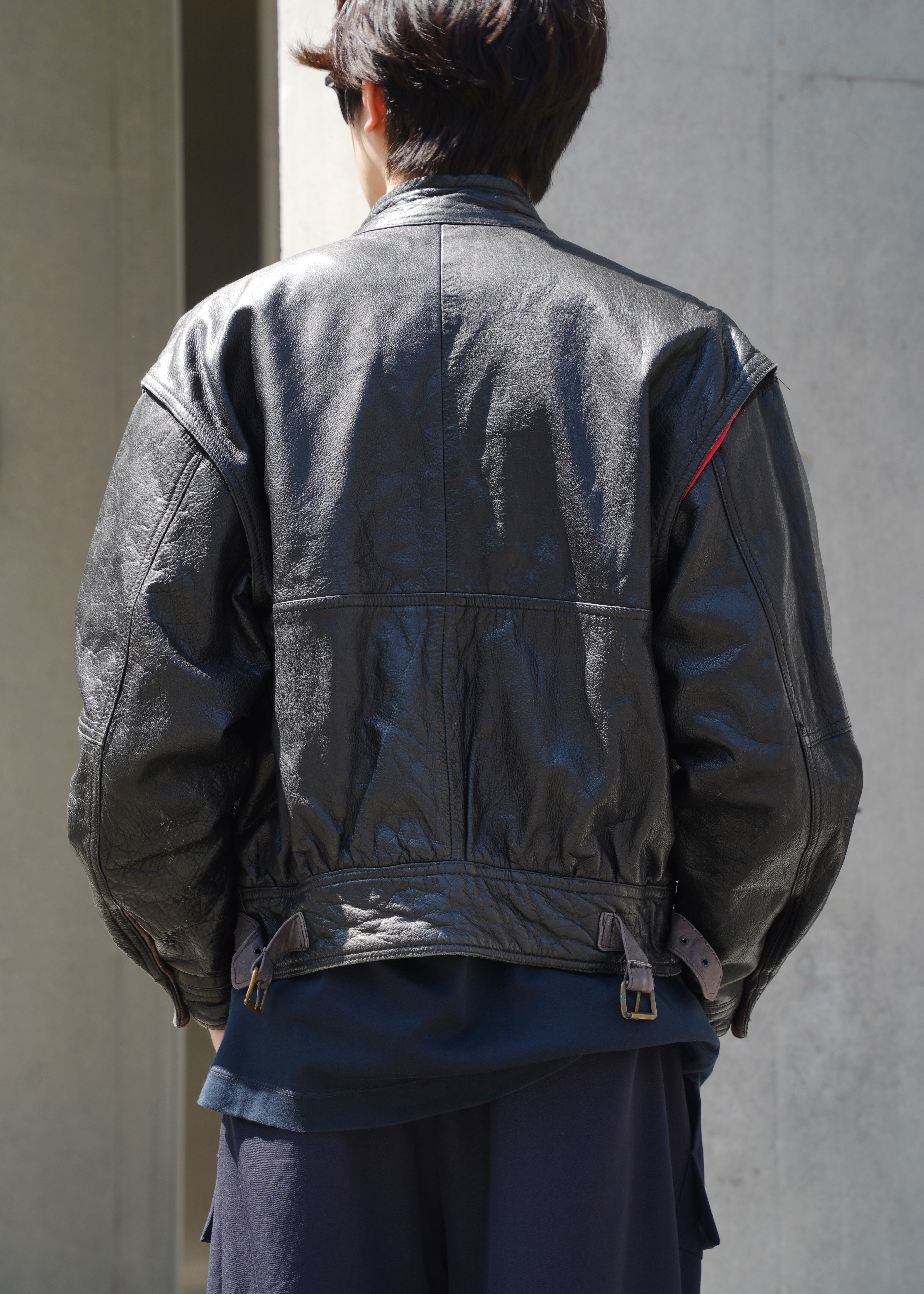 60’s  Leather bomber jacket