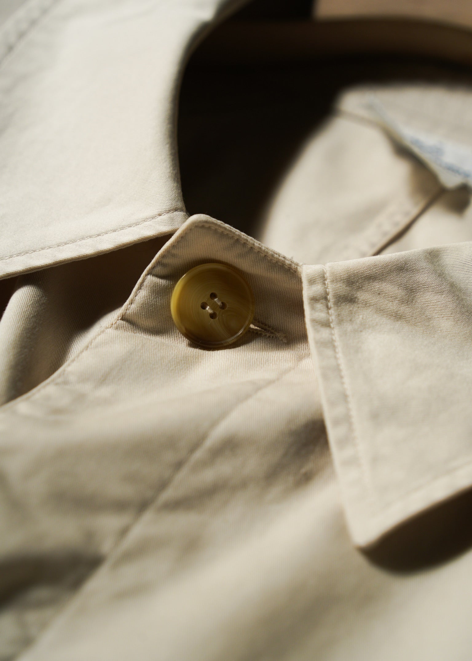 90's agnes b. homme fly front balmacaan coat