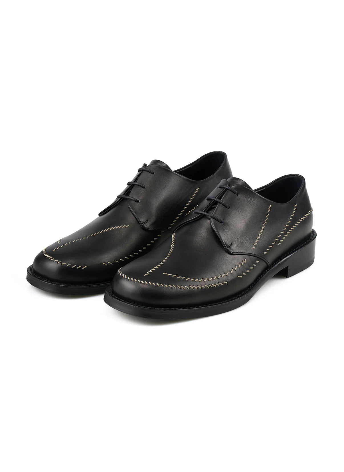 POST ARCHIVE FACTION 26SS SASHIKO Derby / Matt Black
