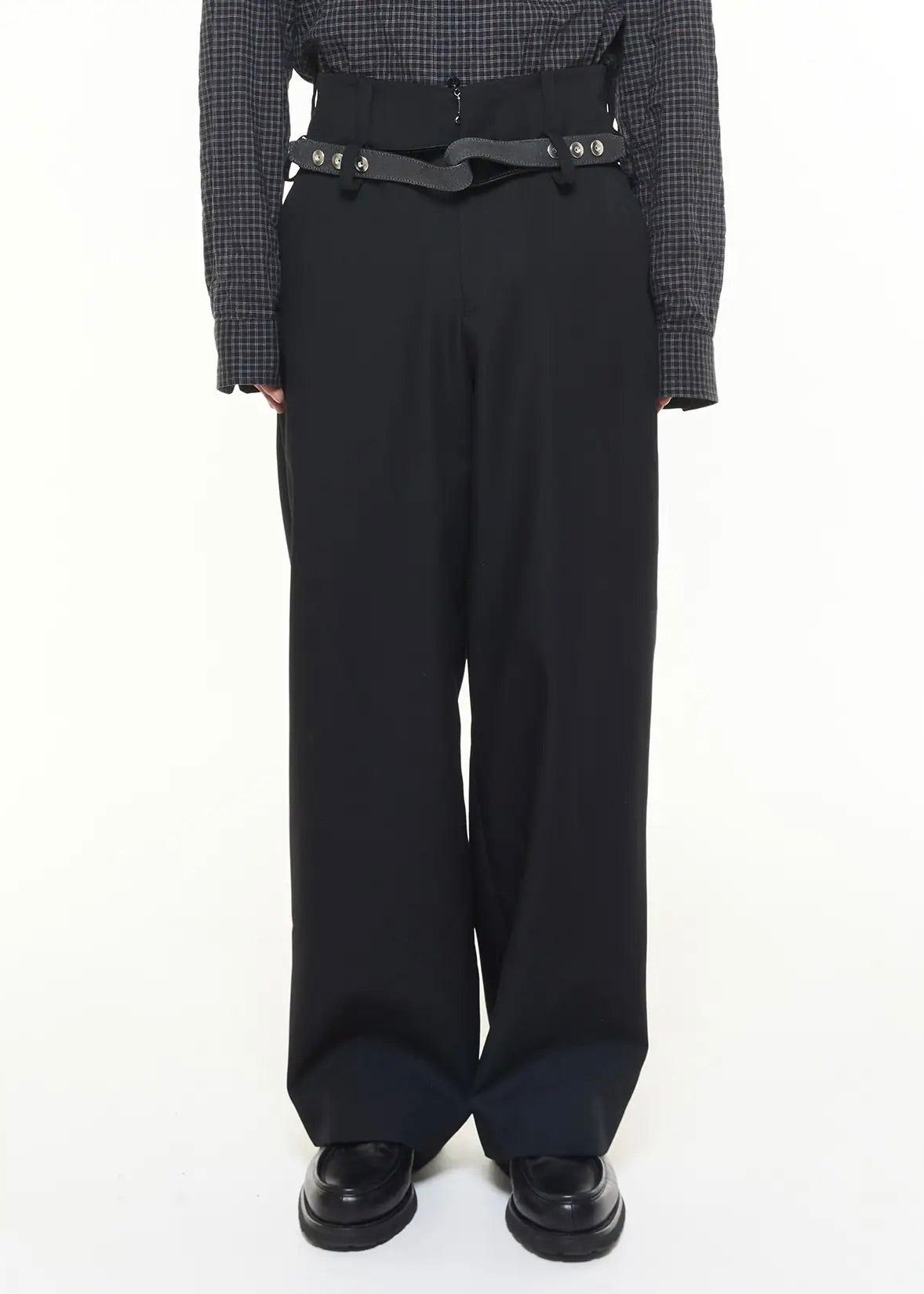 SHOOP 26AW RAYMOND CHAIN TROUSERS / Black
