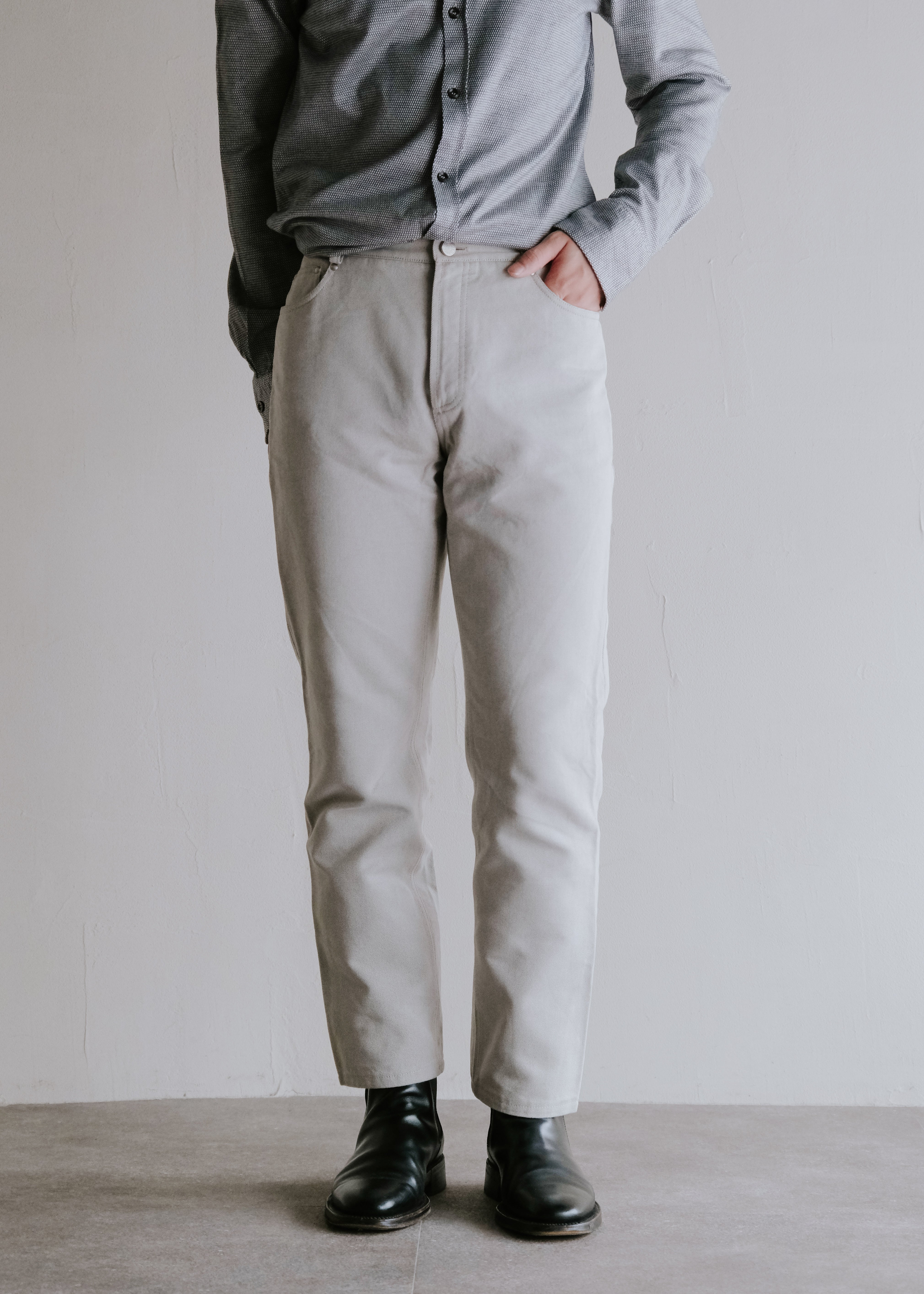 HERMÈS by Martin Margiela five pocket cotton pants