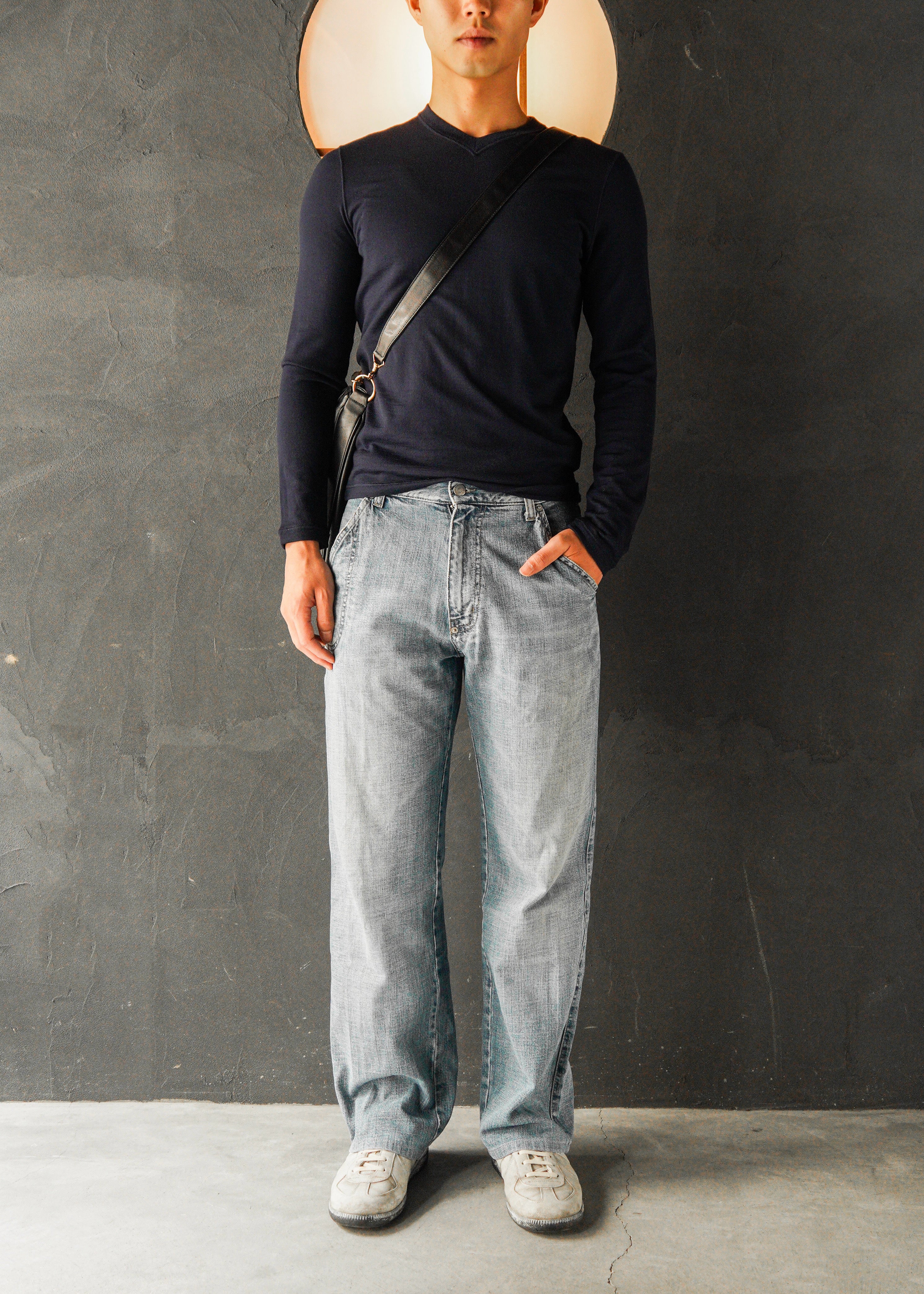 00’s ARMANI JEANS wide straight jeans