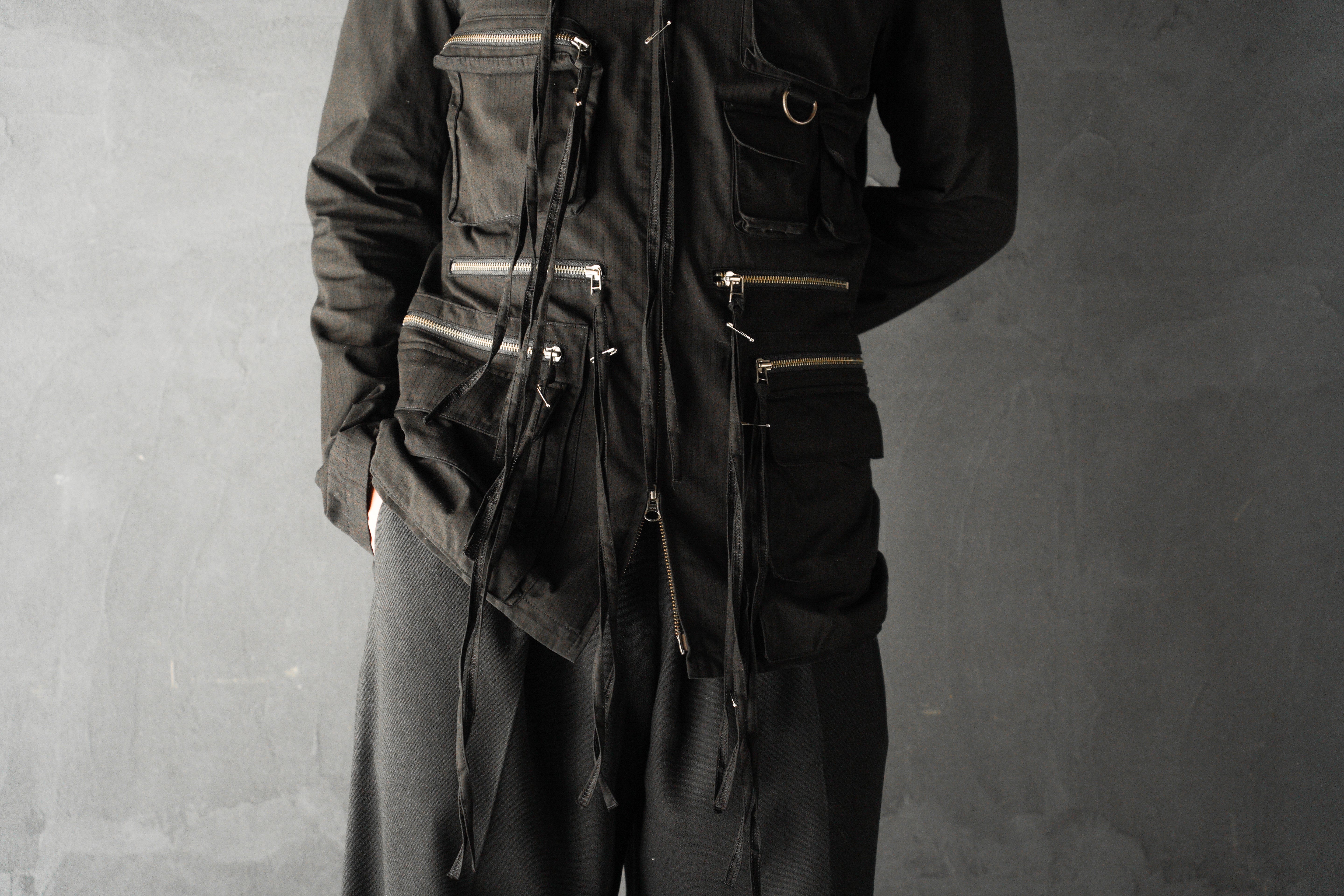 Jean Paul Gaultier ジャンポールゴルチエ 90年代 multi pocket double zip up コットン ジャケット メンズ