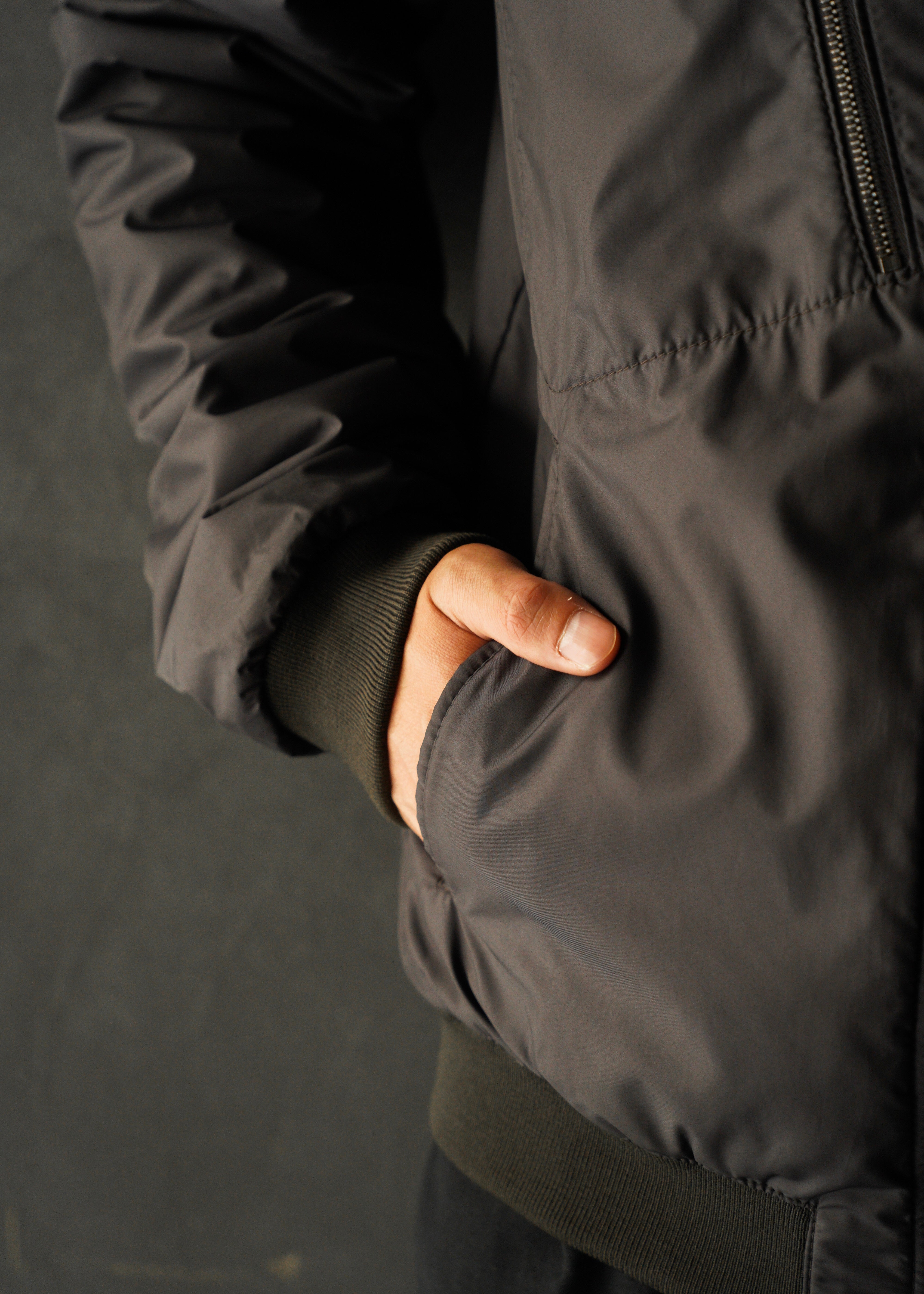 90’s Salvatore Ferragamo reversible single zip up leather jacket