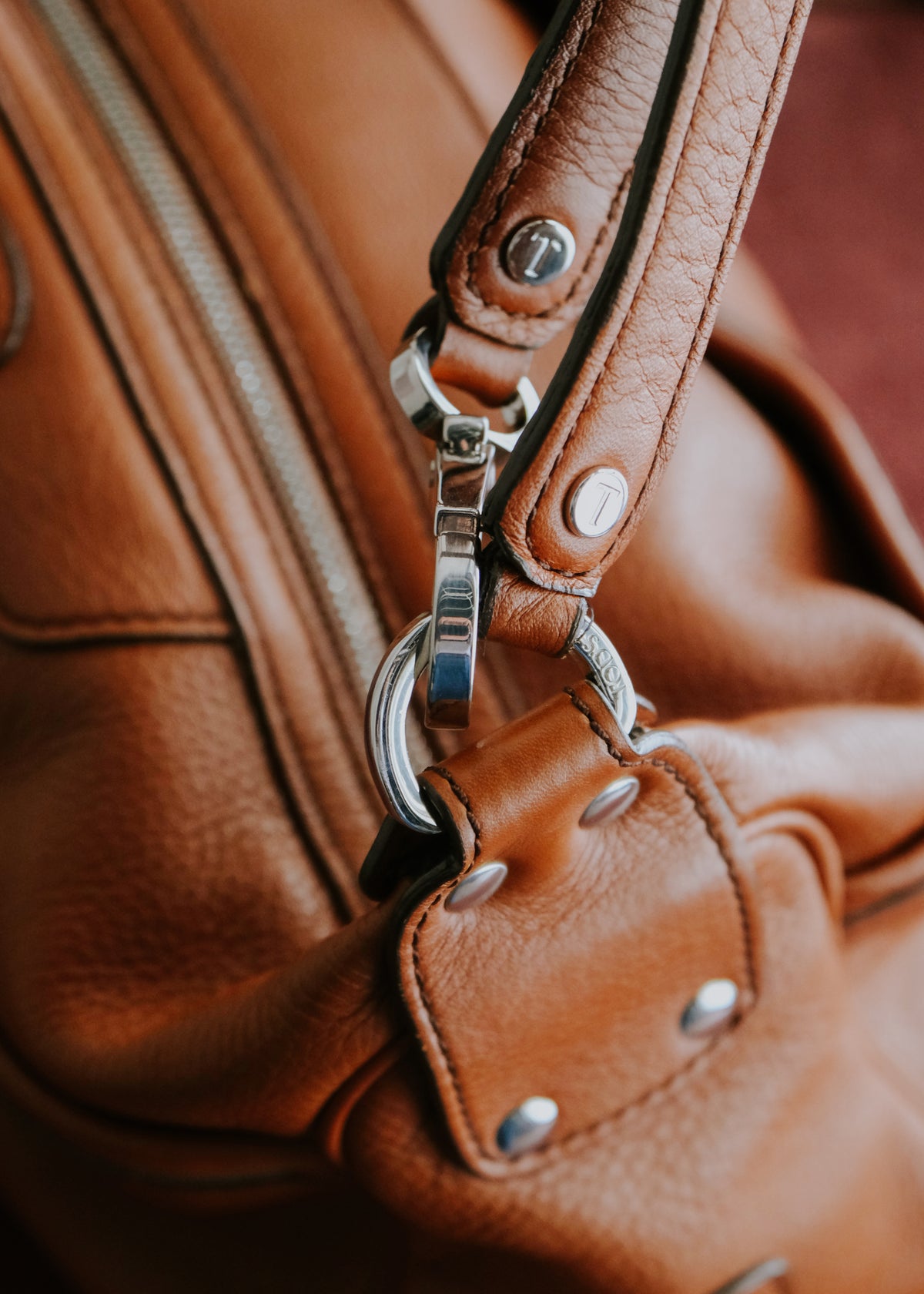 90-00's TOD'S multiple pocket leather shoulder bag