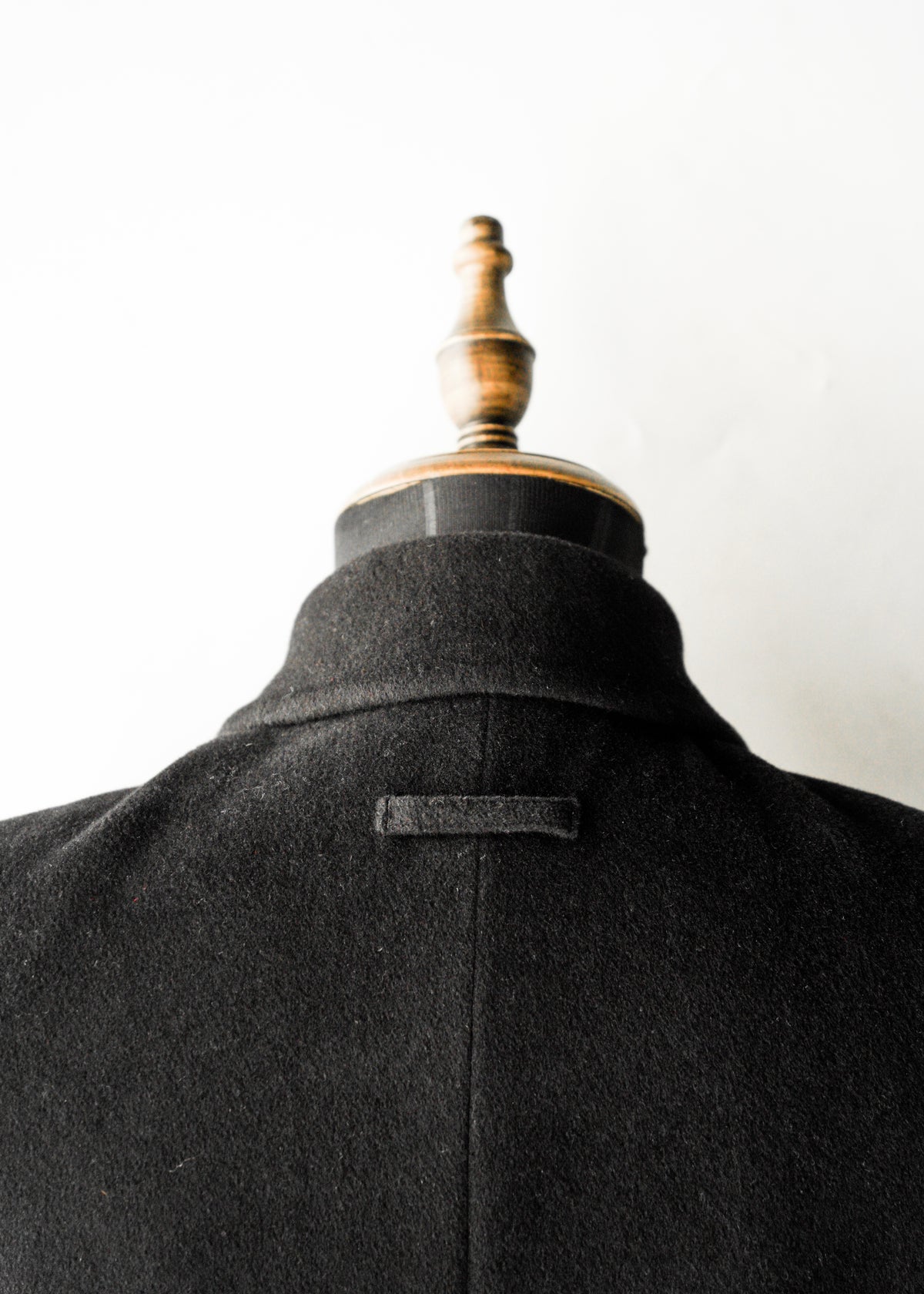 Jean Paul Gaultier HOMME belted neck double zip angora blend wool maxi-length coat