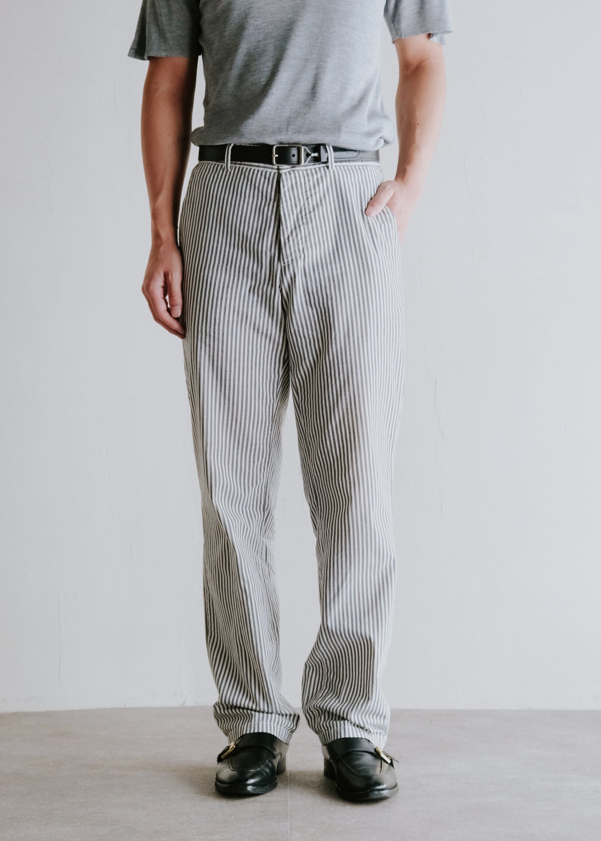 Maison Martin Margiela 12SS cotton straight trousers