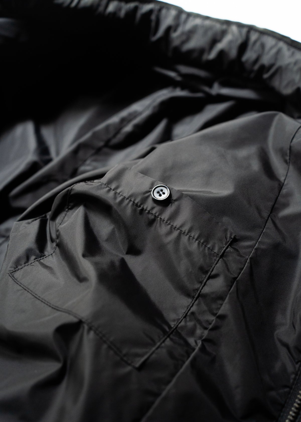 00’s EMPORIO ARMANI double zip up multi pocket nylon jacket