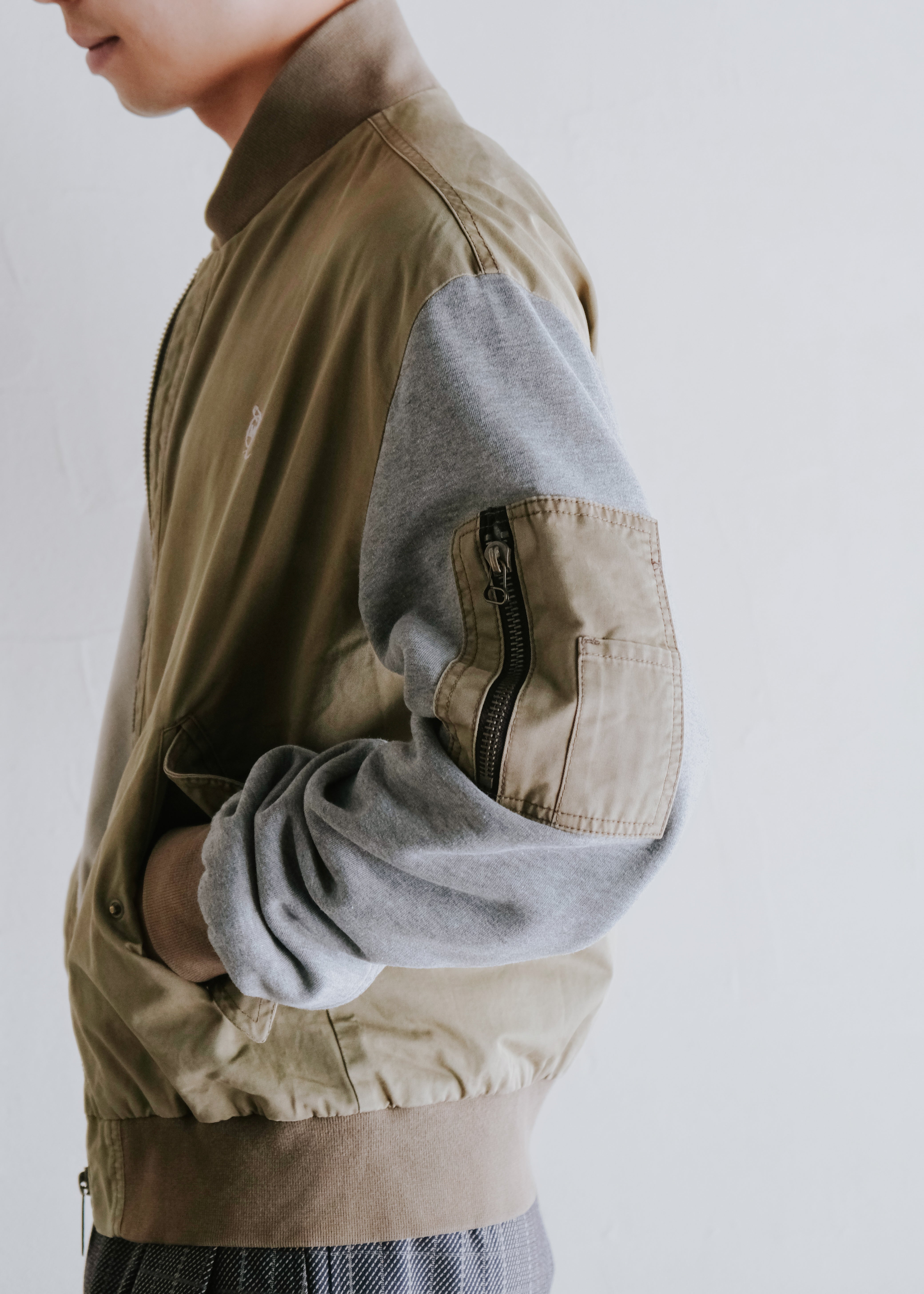 McQ by Alexander McQueen 12AW switching MA-1 jacket