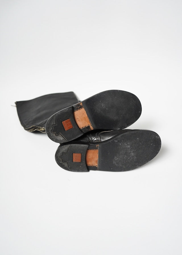 DIRK BIKKEMBERGS HOMMES 1987 back zip long boots