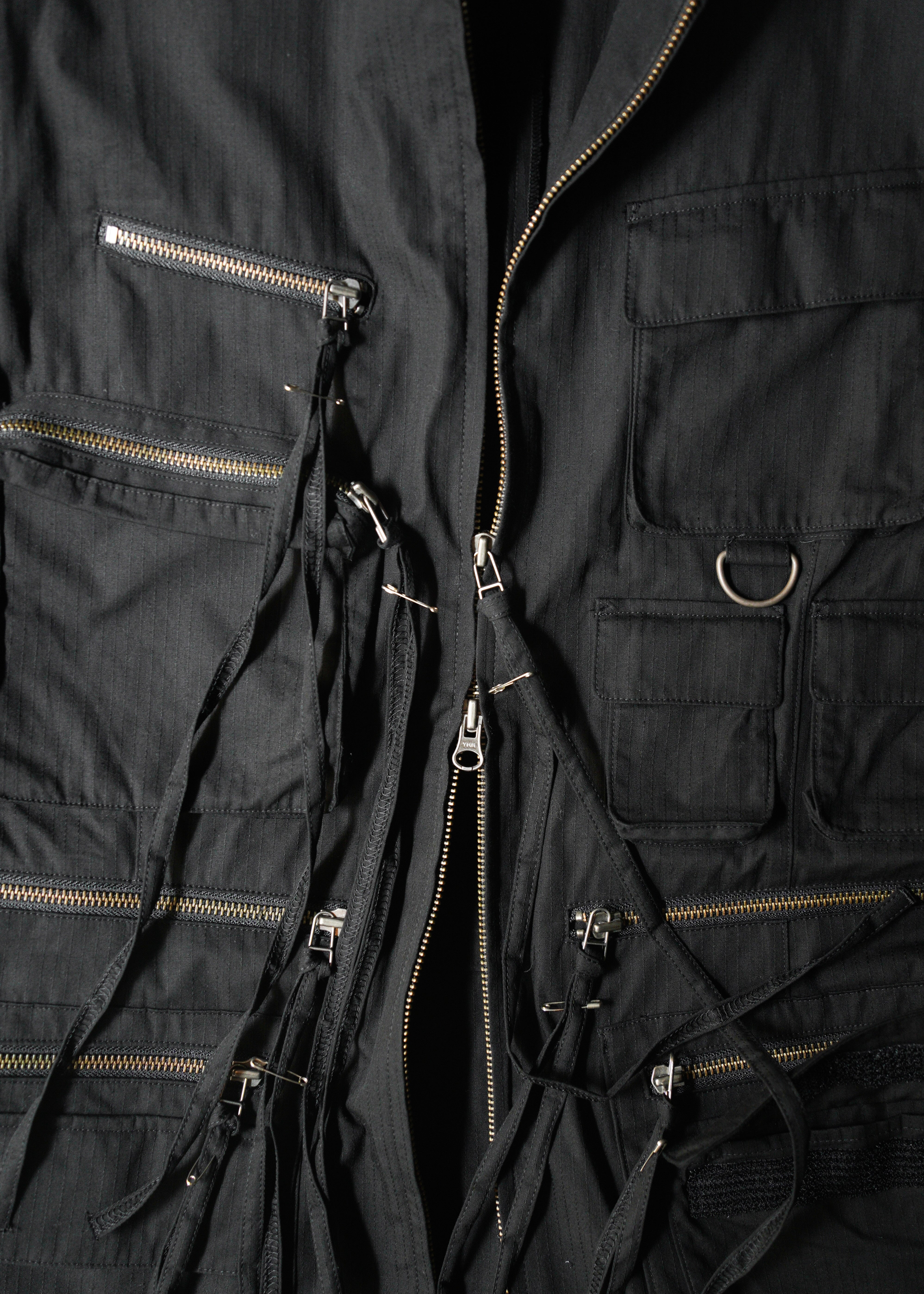 Jean Paul Gaultier ジャンポールゴルチエ 90年代 multi pocket double zip up コットン ジャケット メンズ